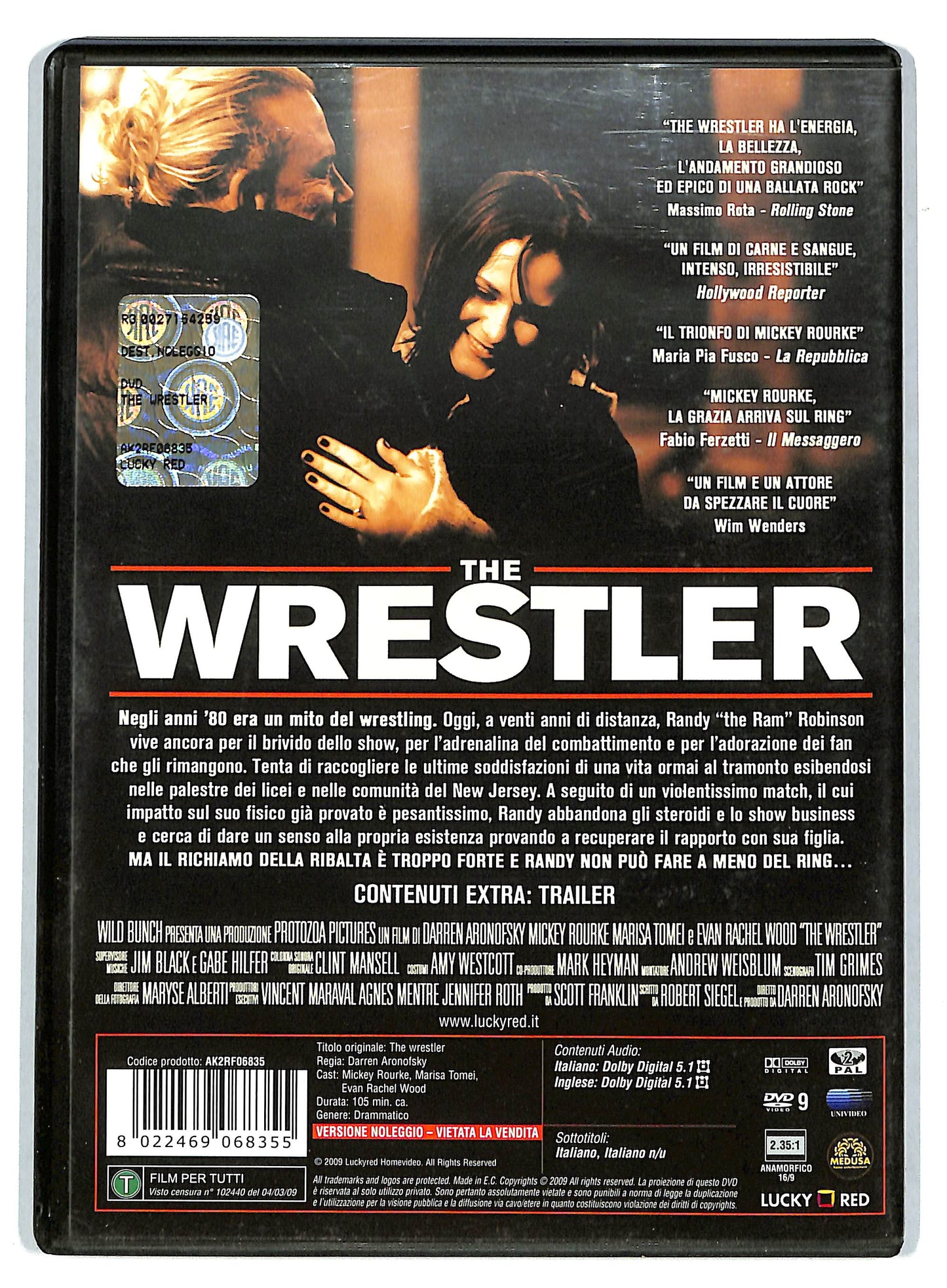 EBOND The Wrestler NOLEGGIO DVD DB769316