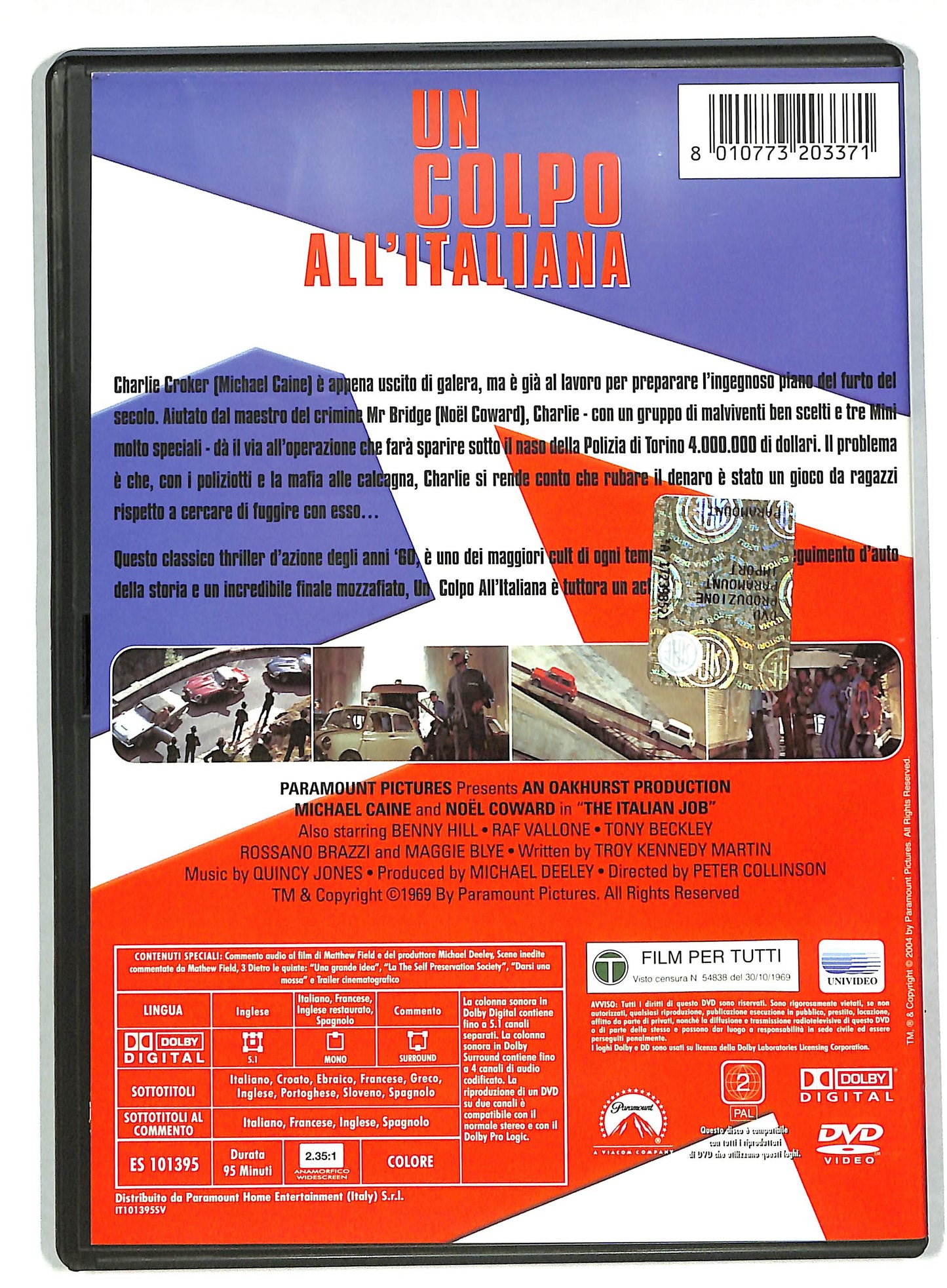 EBOND Un colpo all'italiana DVD DB769331