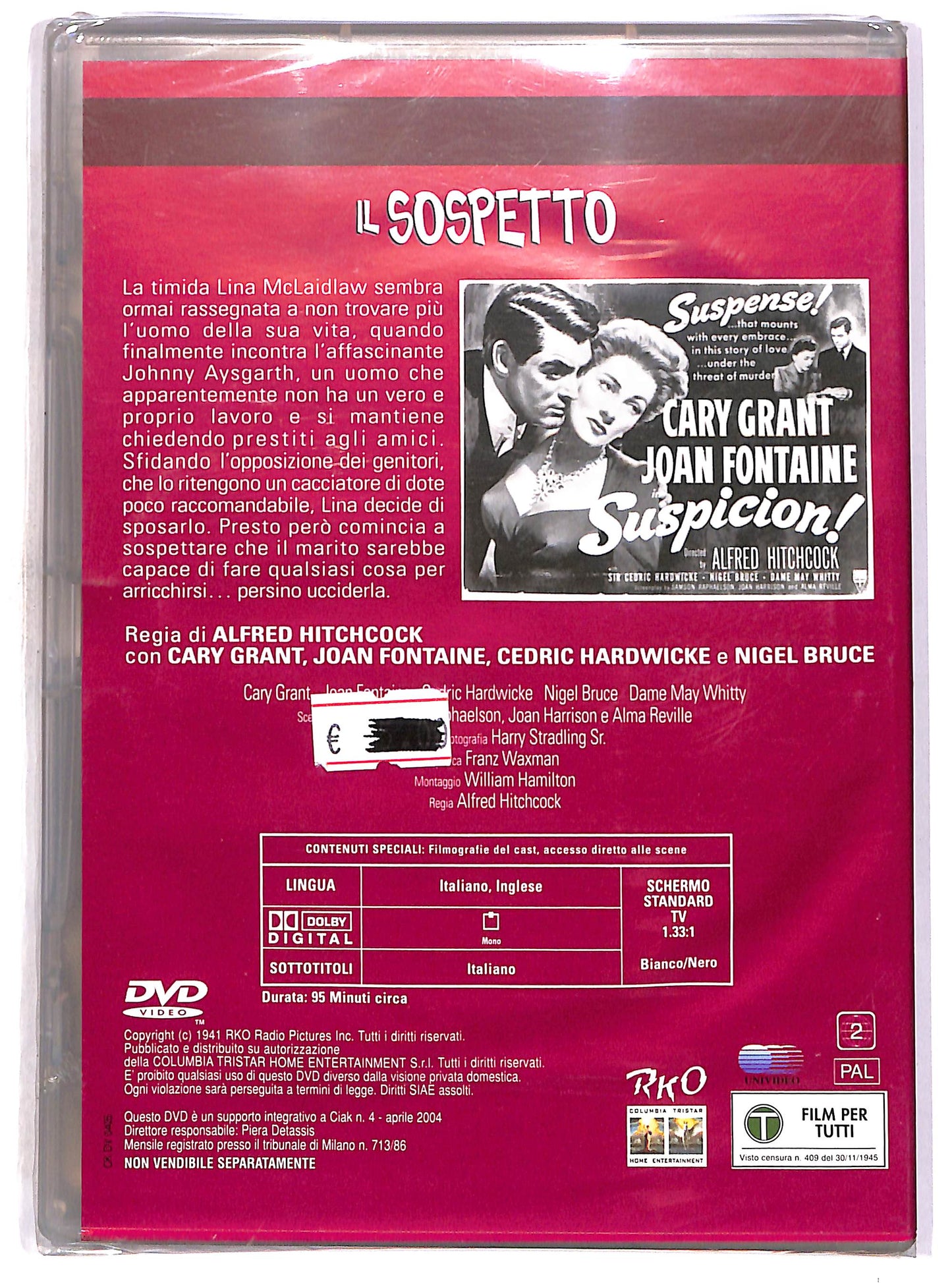 EBOND Il sospetto EDITORIALE DVD DB769346