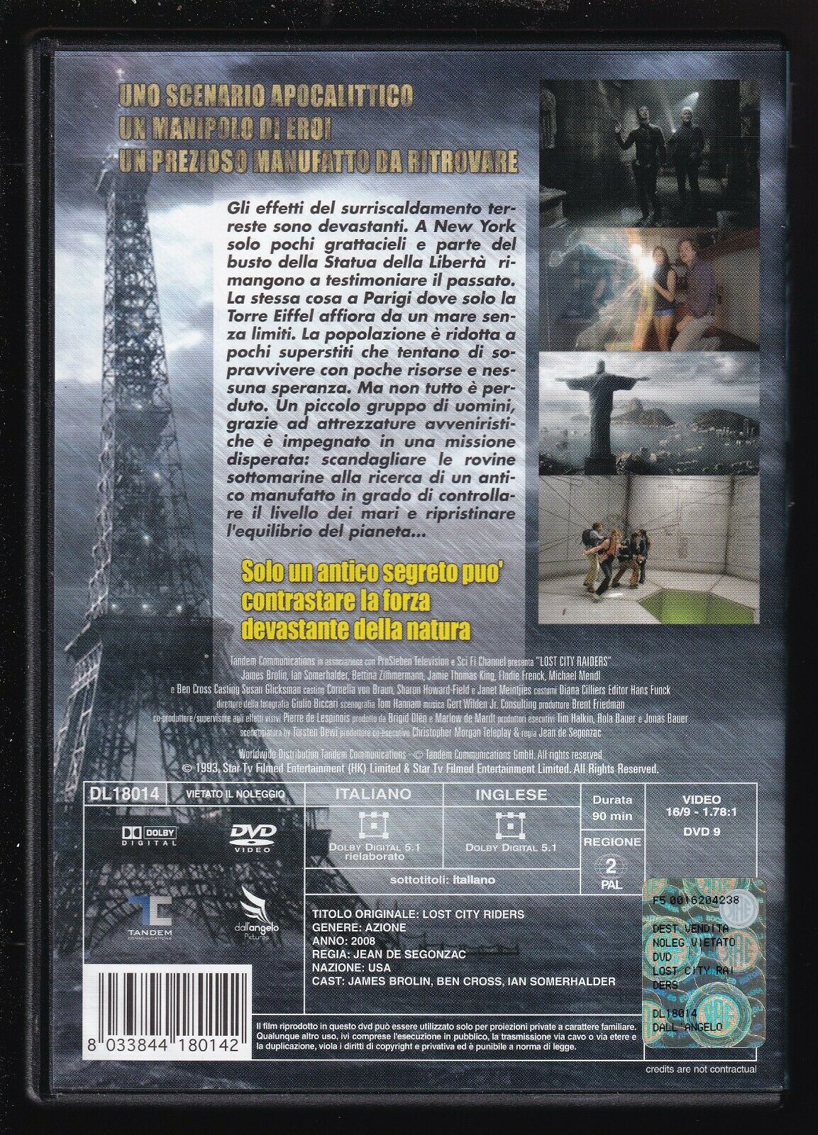 EBOND Lost City Raiders Di Jean De Segonzac NOLEGGIO DVD DB769649