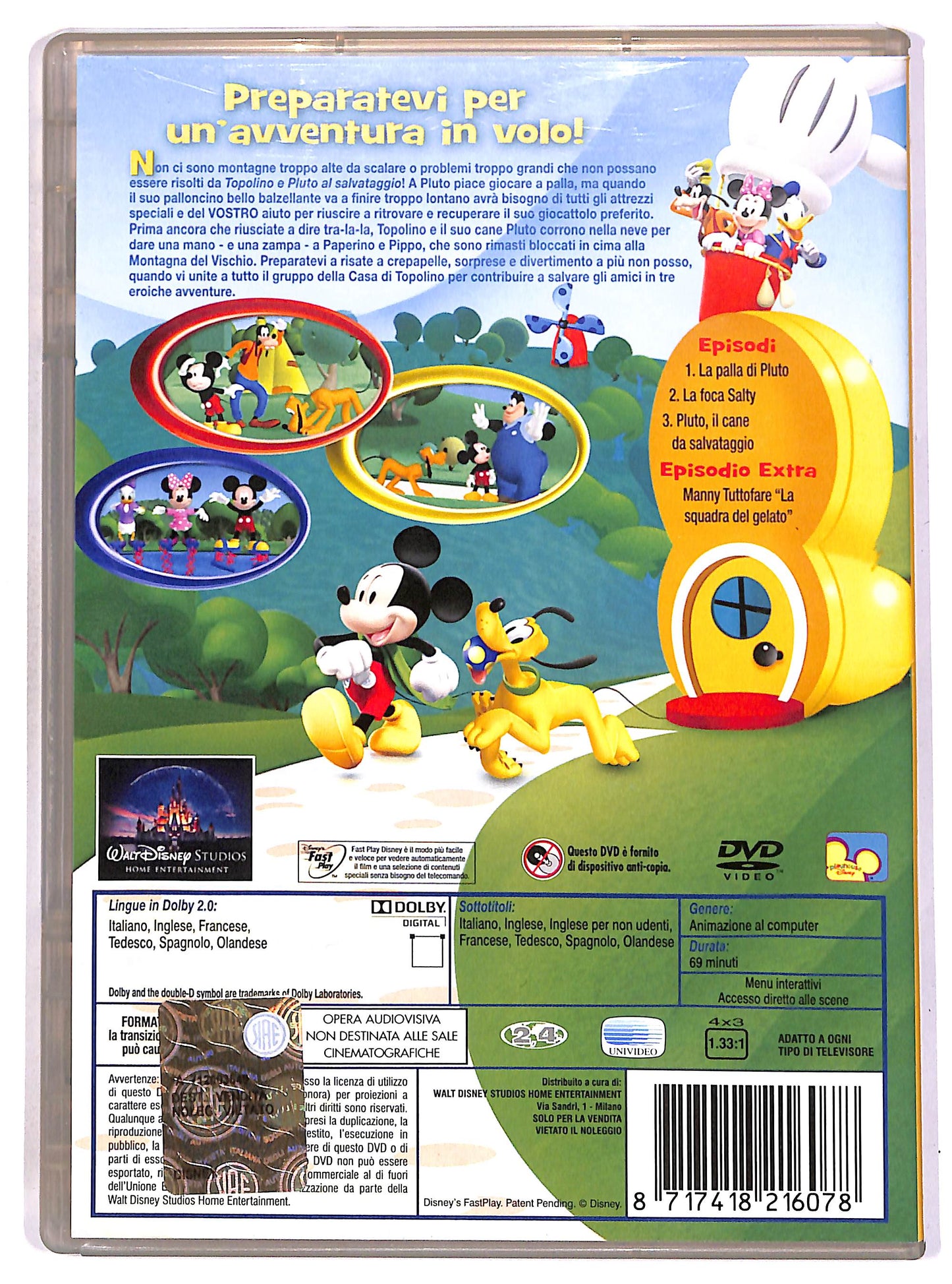 EBOND La casa di Topolino - Topolino e Pluto al salvataggio DVD DB769662