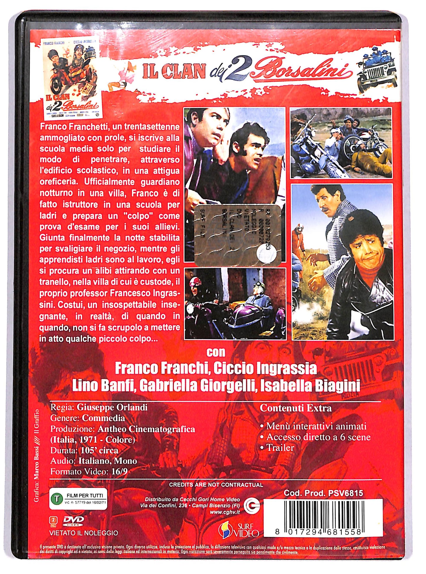 EBOND Il clan dei 2 Borsalini DVD DB770125