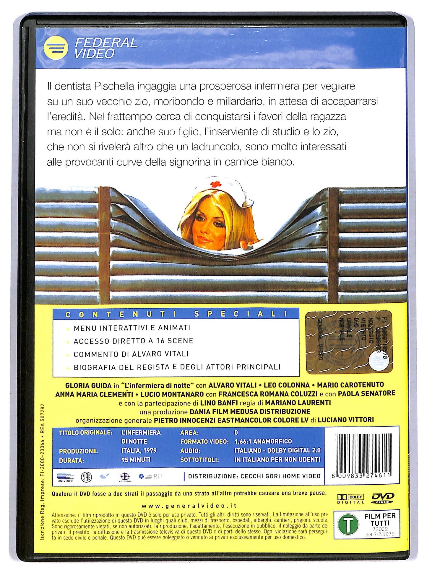 EBOND L'infermiera Di Notte DVD DB770140