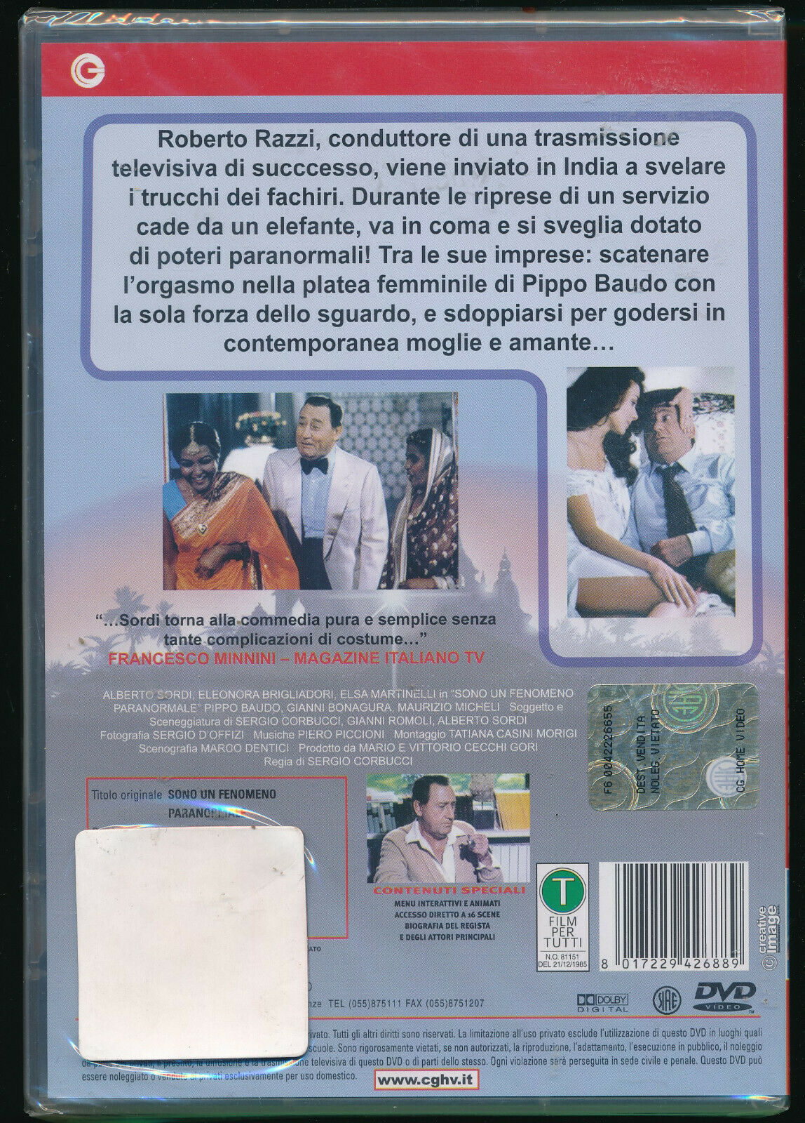EBOND Sono Un Fenomeno Paranormale DVD DB770156