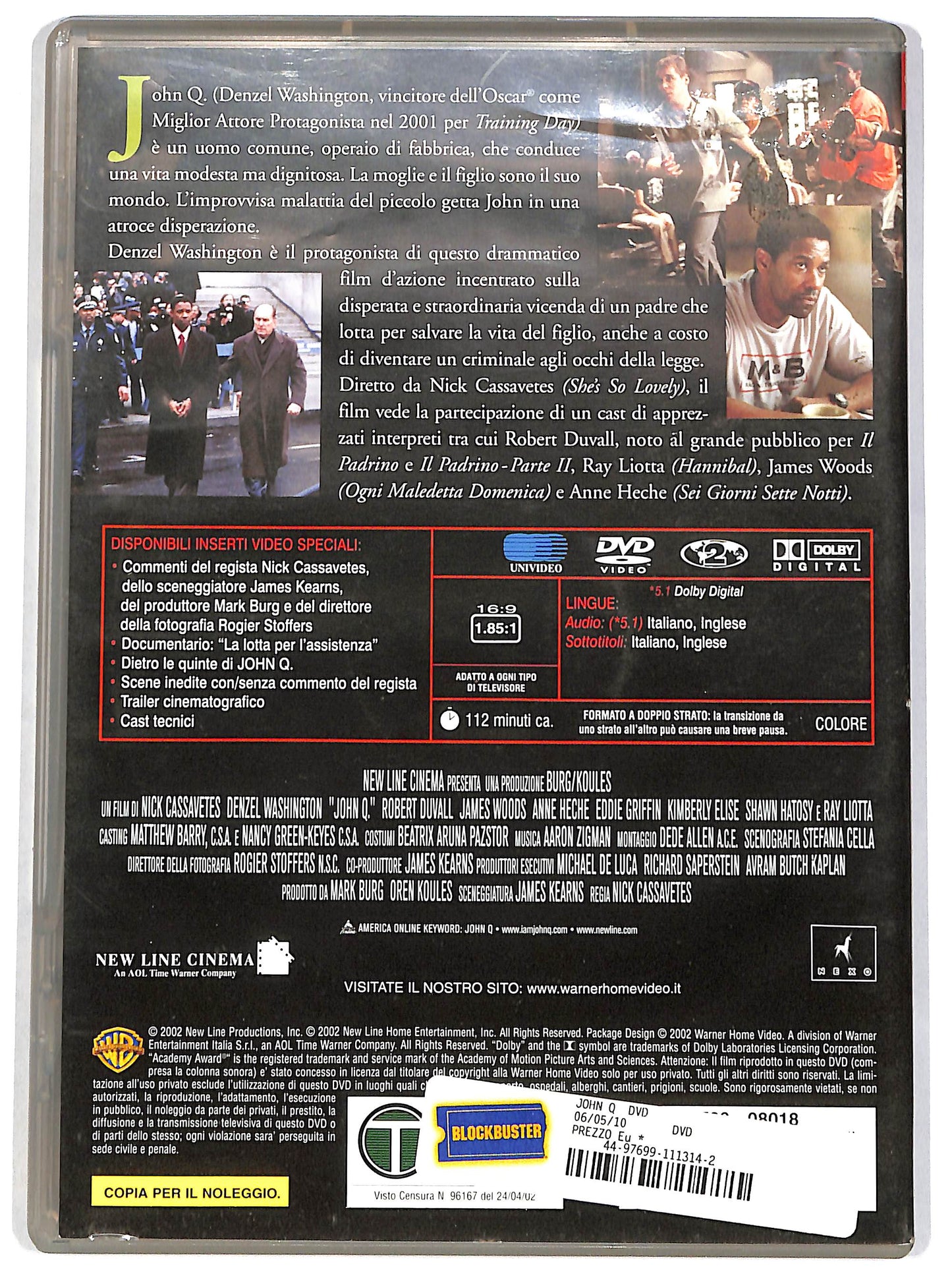 EBOND John Q NOLEGGIO DVD DB770313