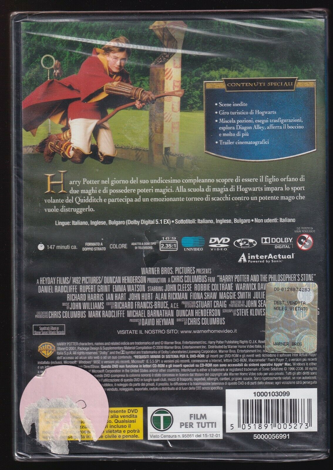 EBOND Harry Potter E La Pietra Filosofale (special Edition) DVD DB770358