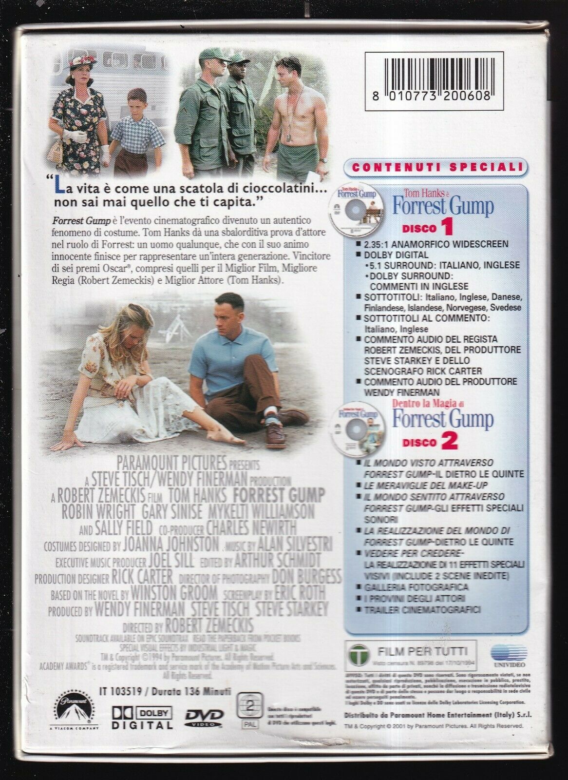 EBOND Forrest Gump Edizione Da Collezione 2 DVD DB770835
