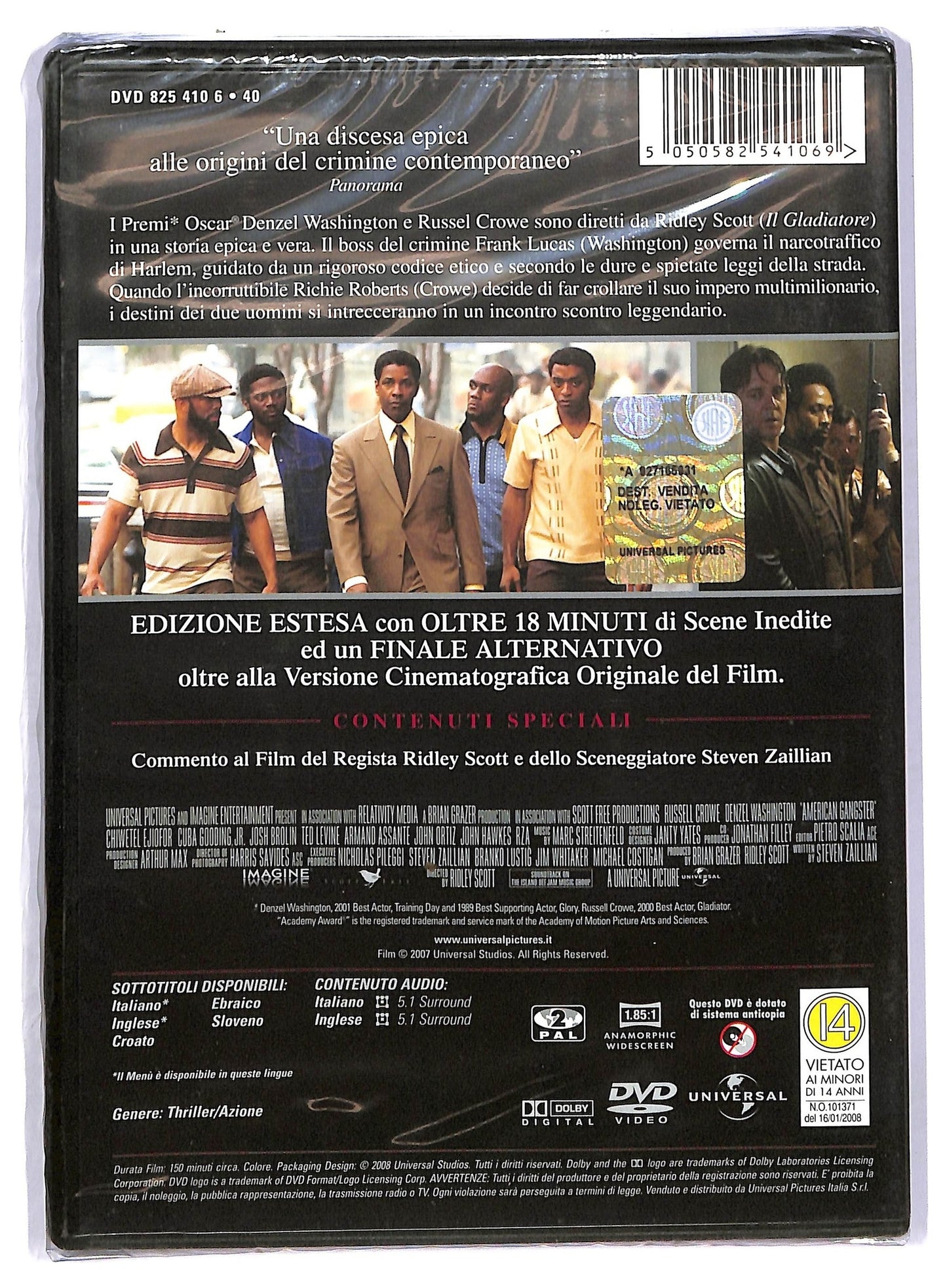 EBOND American Gangster EXTENDED EDITION DVD DB771322