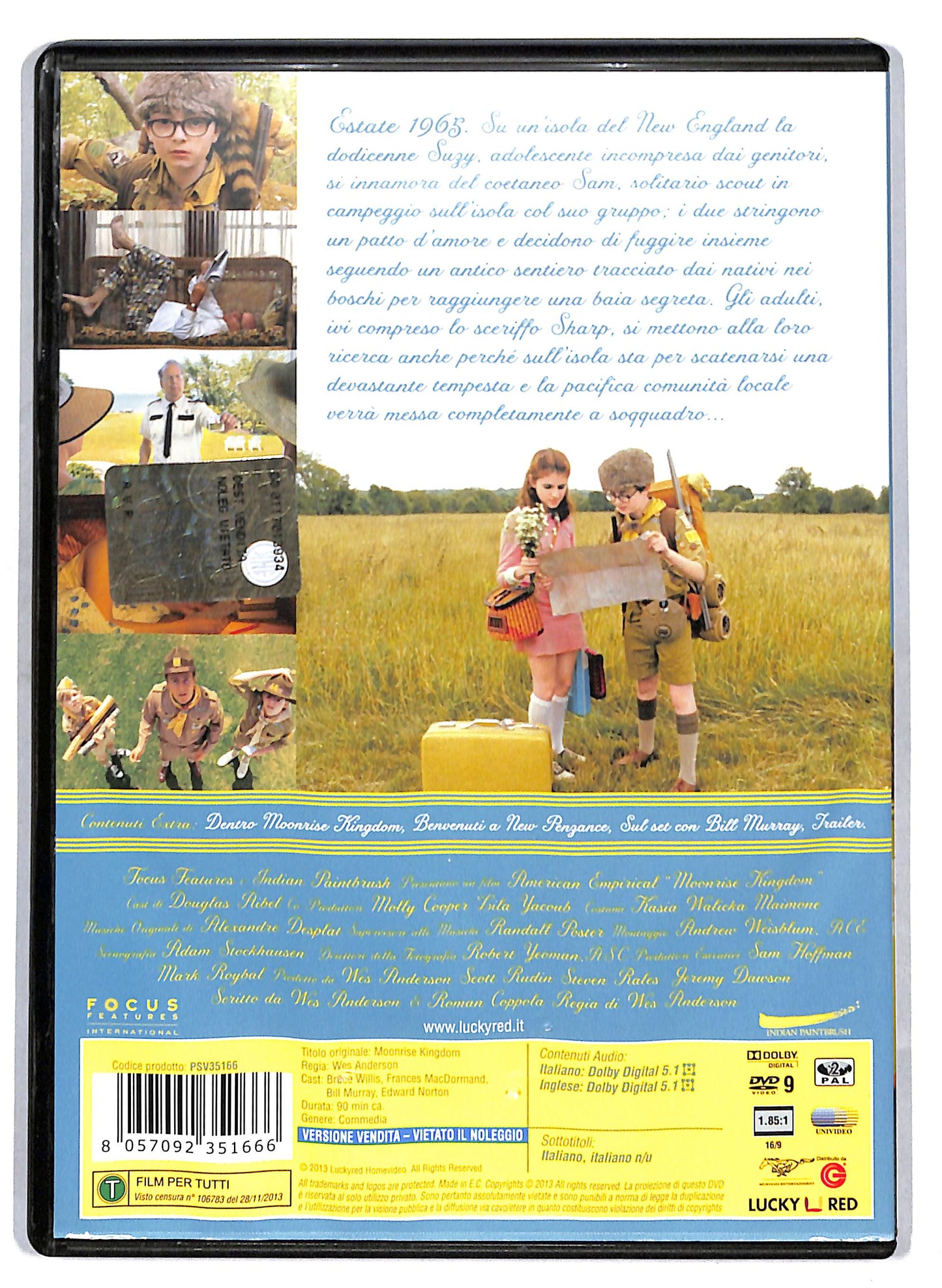 EBOND Moonrise Kingdom - Una fuga d'amore NOLEGGIO DVD DB771509
