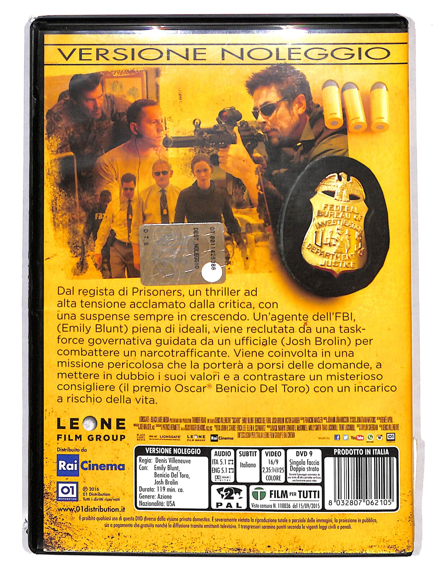EBOND Sicario NOLEGGIO DVD DB771525