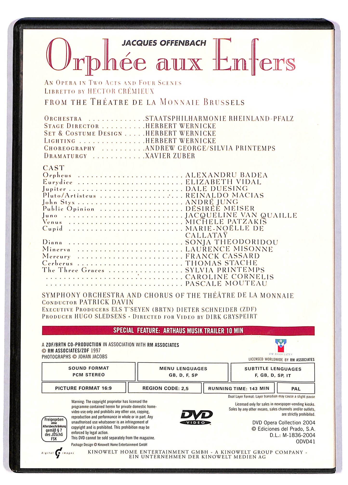 EBOND Dvd Opera Collecion Orphee aux Enfers DVD DB771724