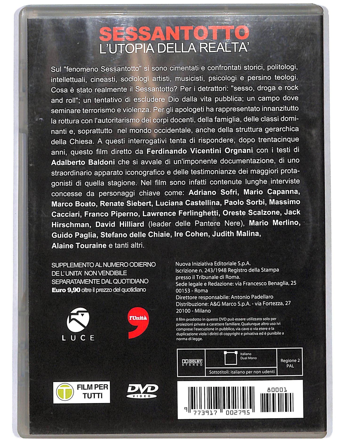 EBOND Sessantotto L'utopia della realta EDITORIALE DVD DB771742