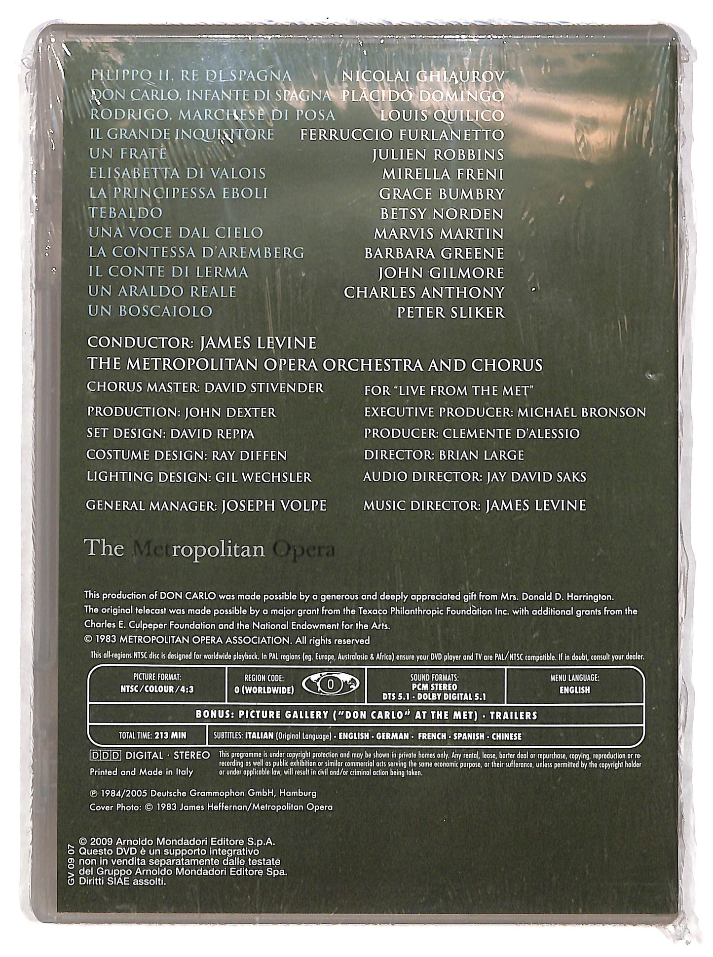 EBOND Don Carlo Giuseppe Verdi Collection EDITORIALE DVD DB771746