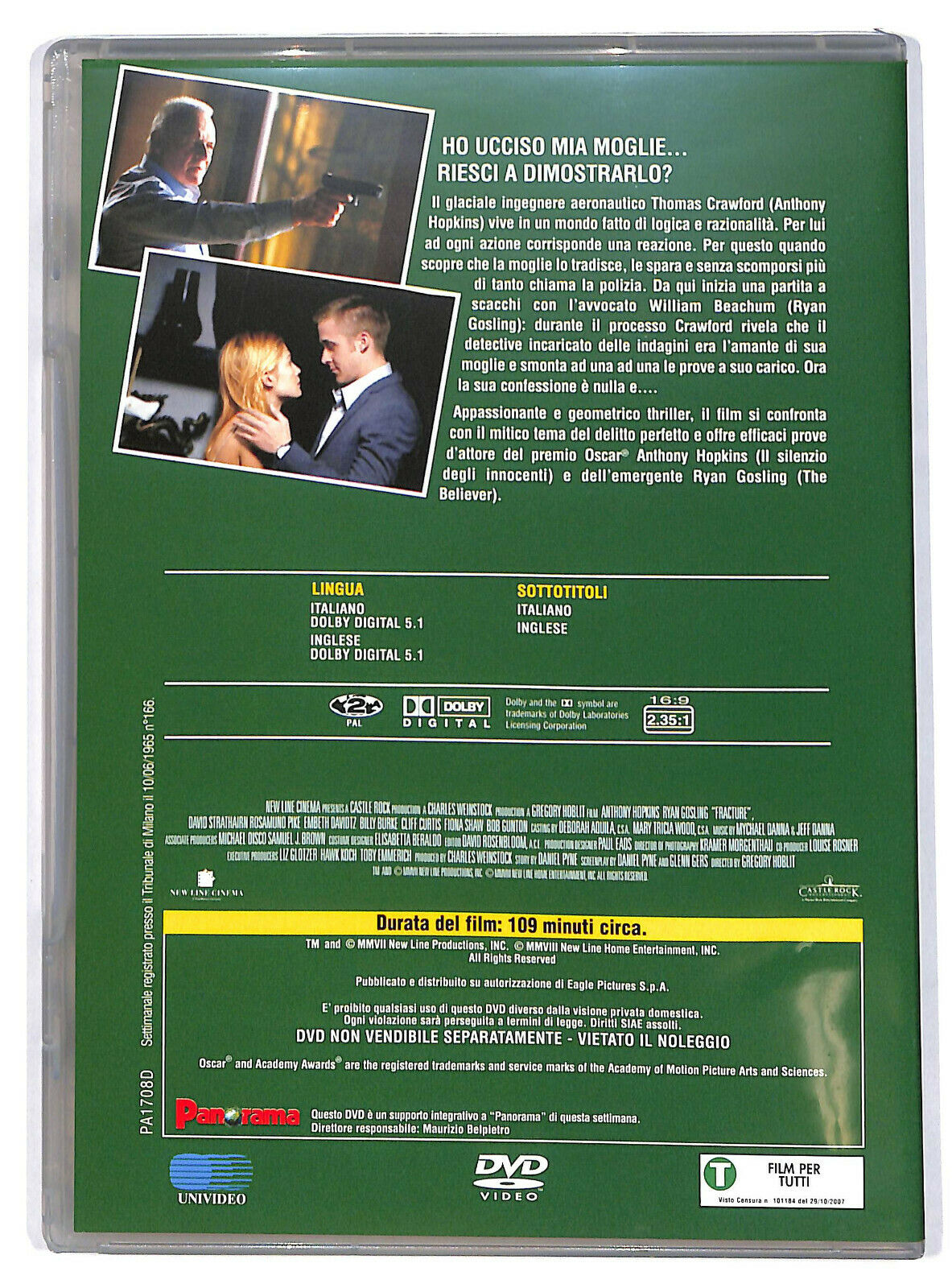 EBOND Il Caso Thomas Crawford Editoriale DVD DB771936