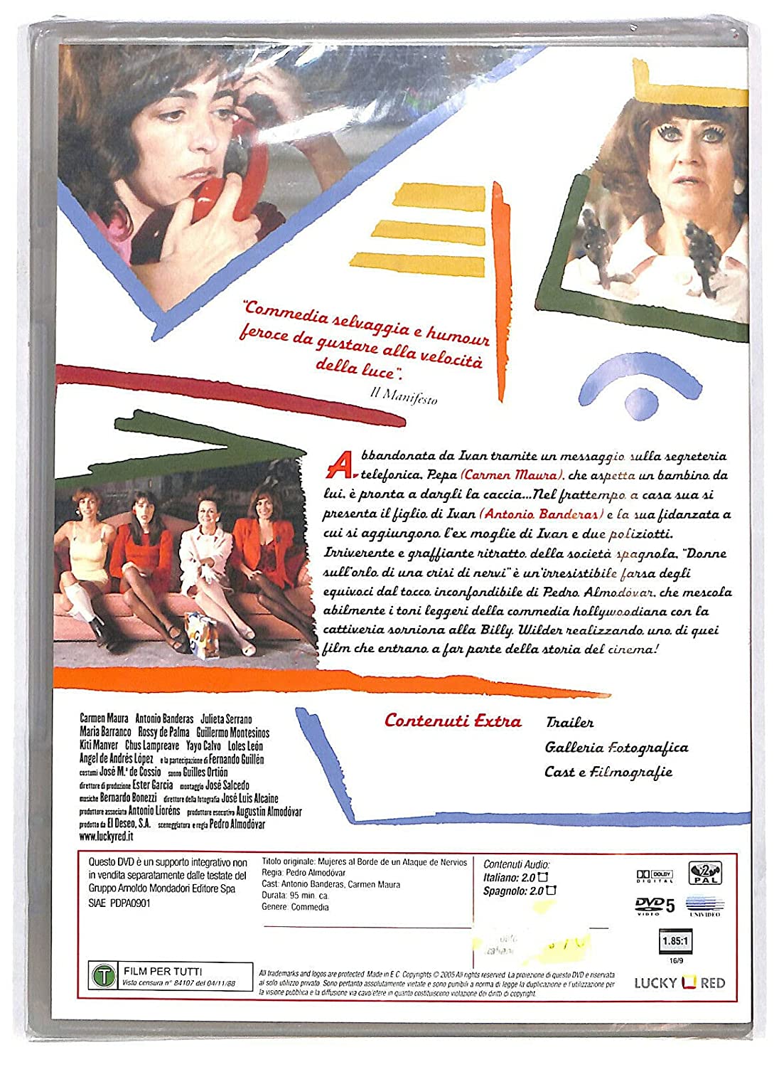 EBOND Donne Sull'orlo Di Una Crisi Di Nervi Editoriale DVD DB772309