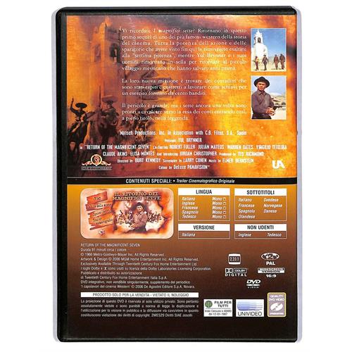 EBOND Il Ritorno Dei Magnifici Sette (1966) Yul Brynner Editoriale DVD DB772325
