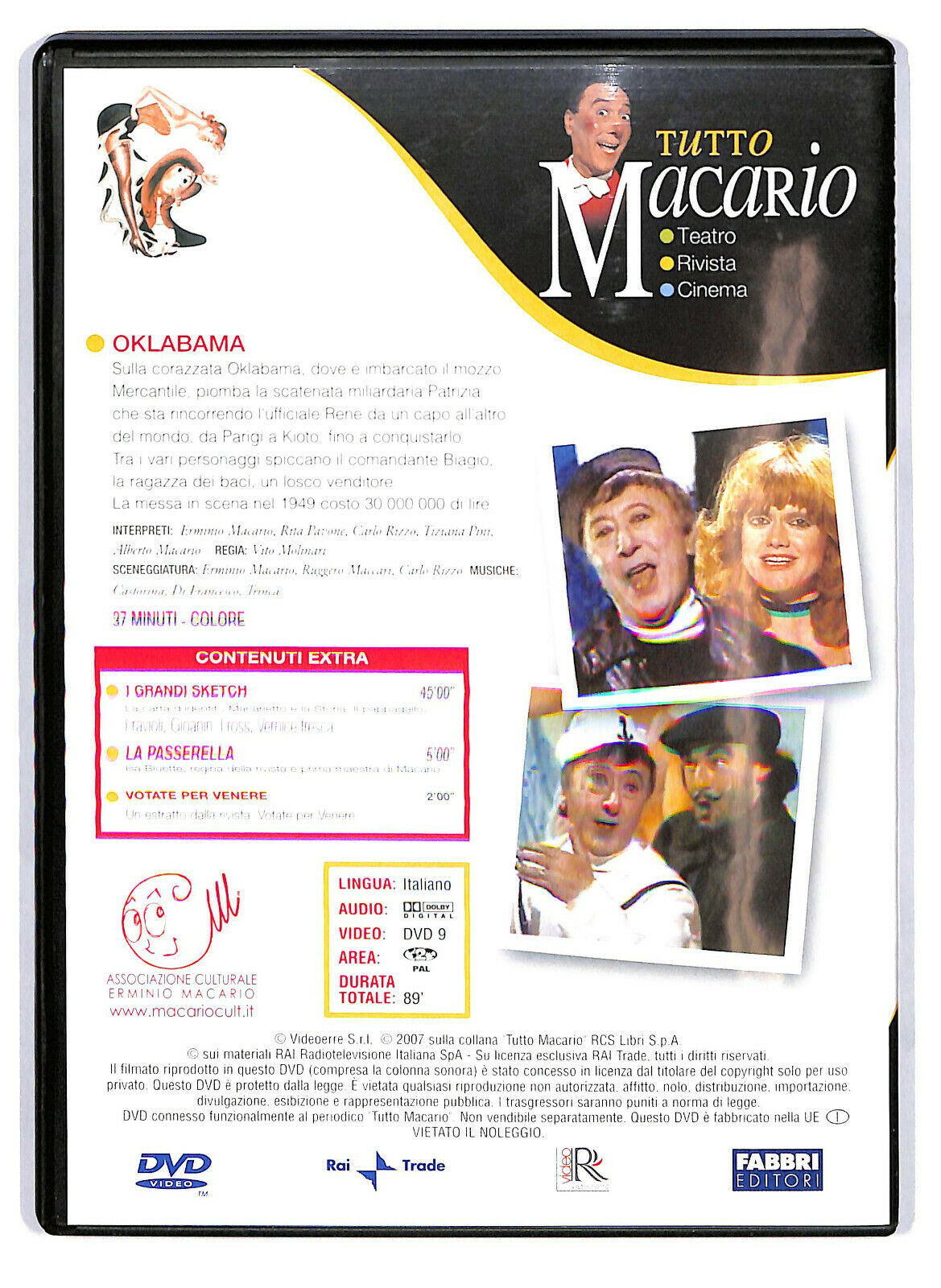 EBOND Tutto Macario - Oklabama Editoriale DVD DB772340