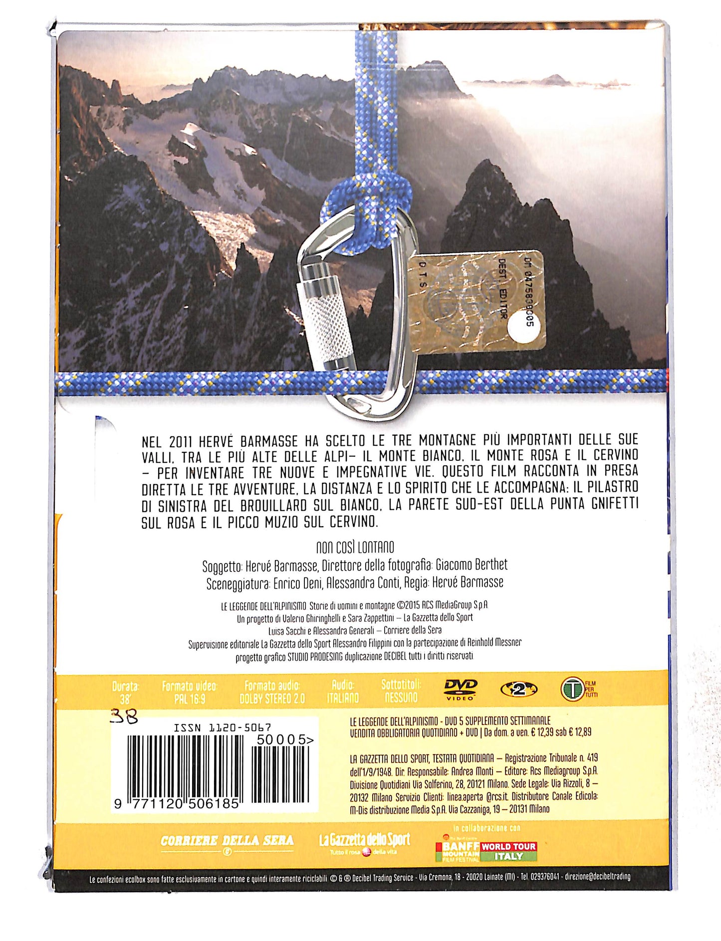 EBOND Le Leggende Dell'Alpinismo Vol.5 Non cosi Lontano DVD DB772842