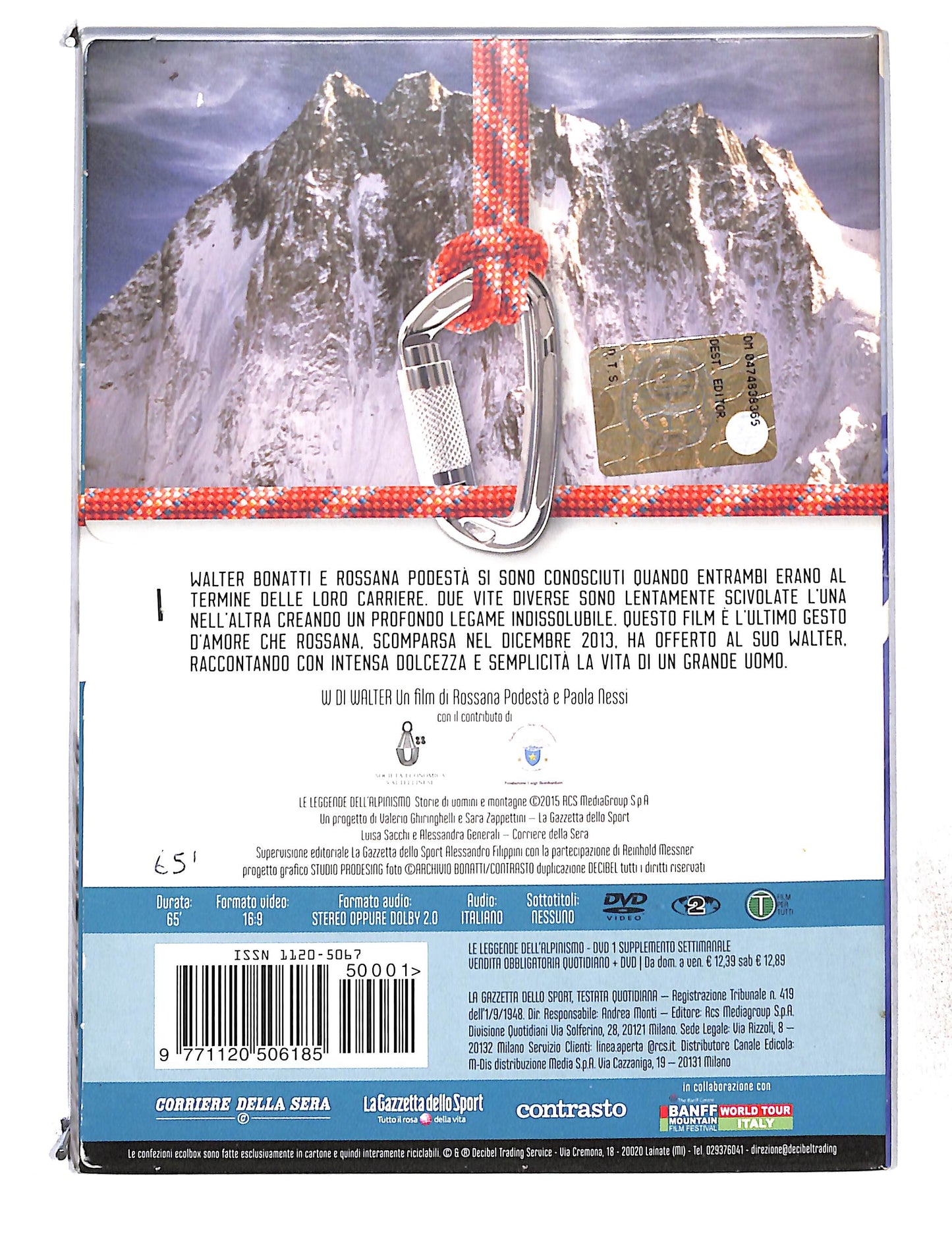 EBOND Le Leggende Dell'Alpinismo Vol.1 W di Walter DVD DB772846