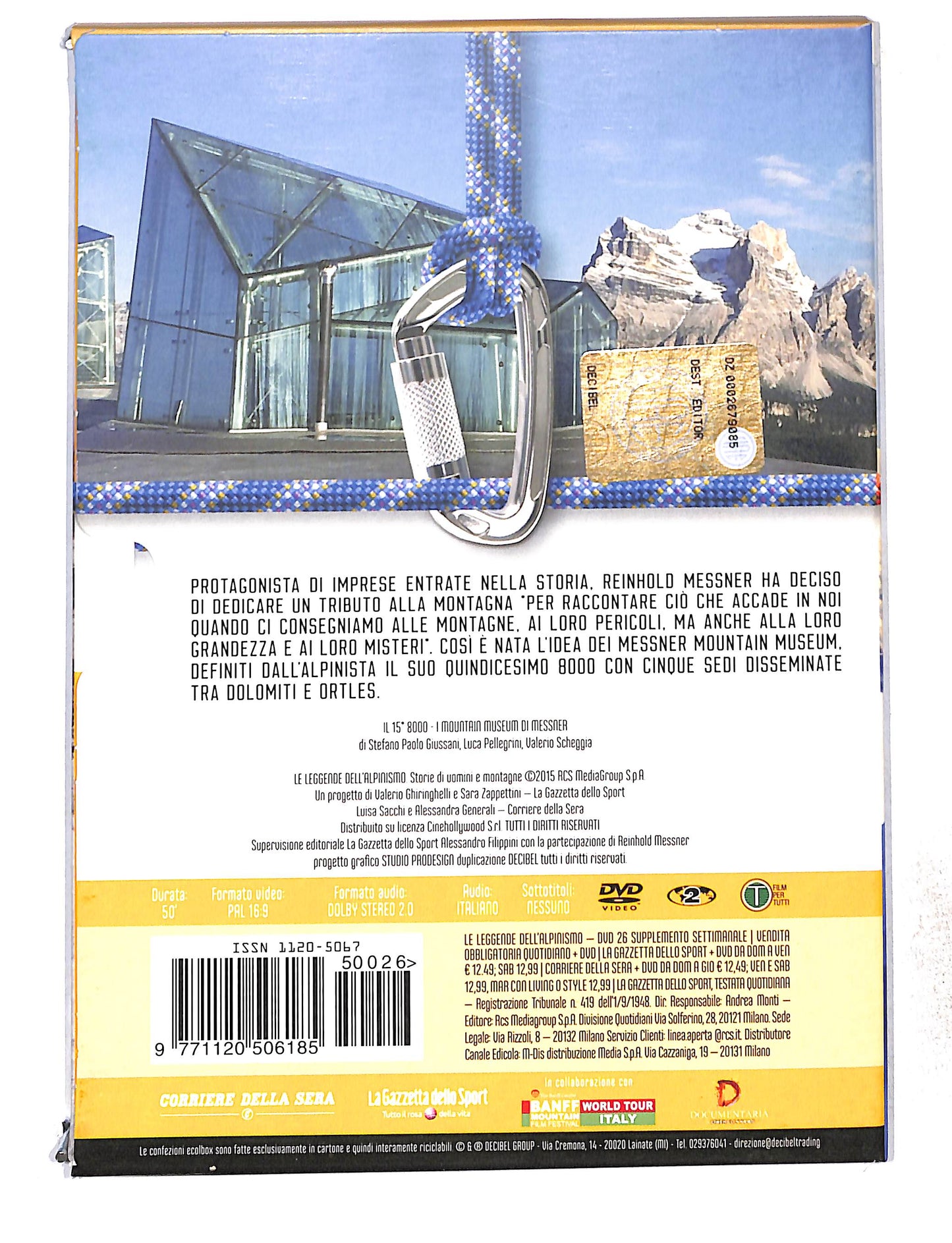 EBOND Le Leggende Dell'Alpinismo Vol. 26 il 15 8000 DVD DB772848