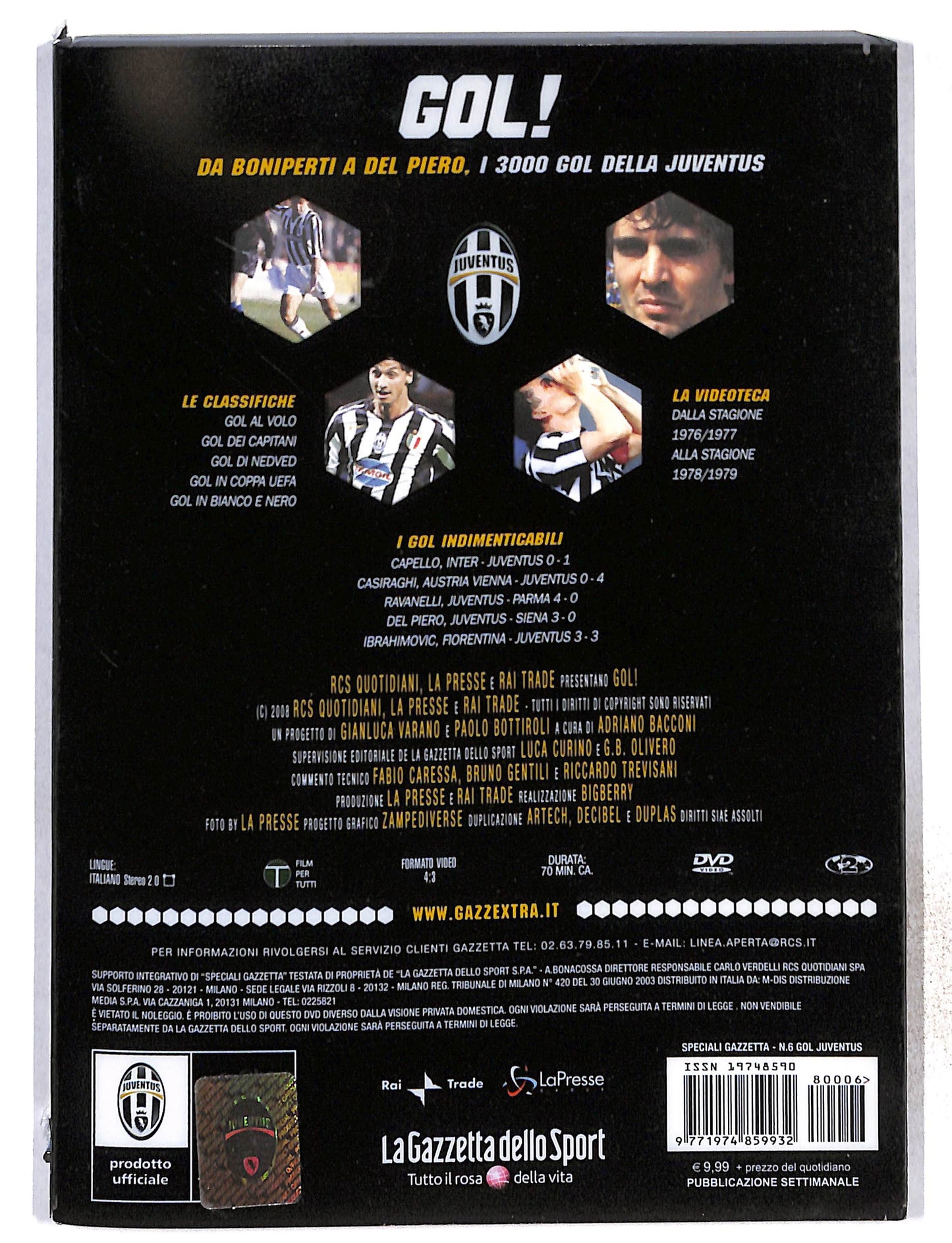 EBOND Gol!Da Boniperti a Del Piero vol.6 EDITORIALE DVD DB772854