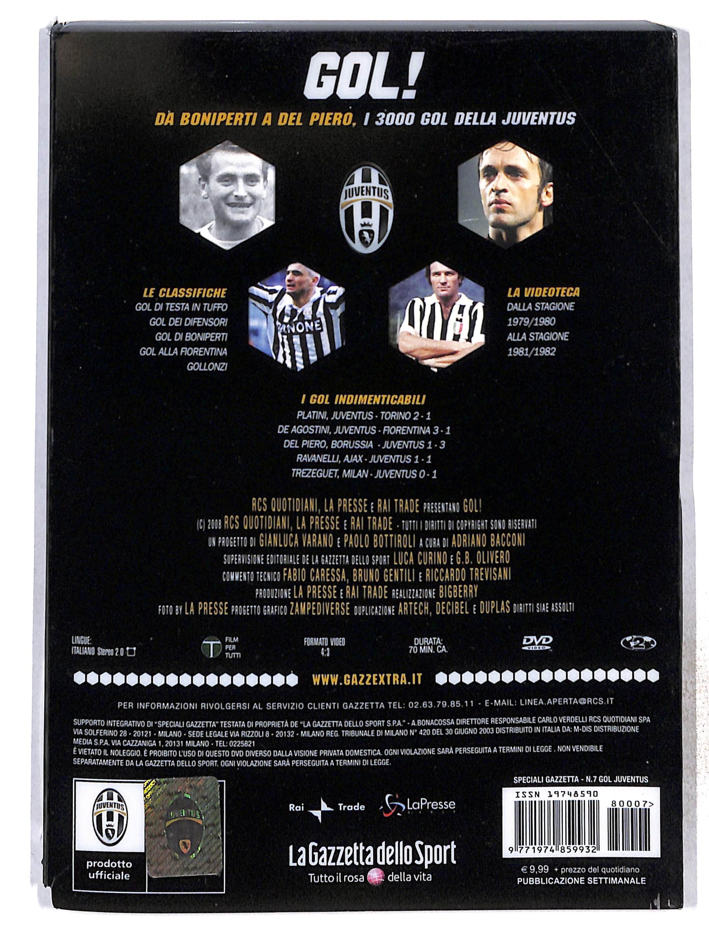 EBOND Gol!Da Boniperti a Del Piero vol.7 EDITORIALE DVD DB772855