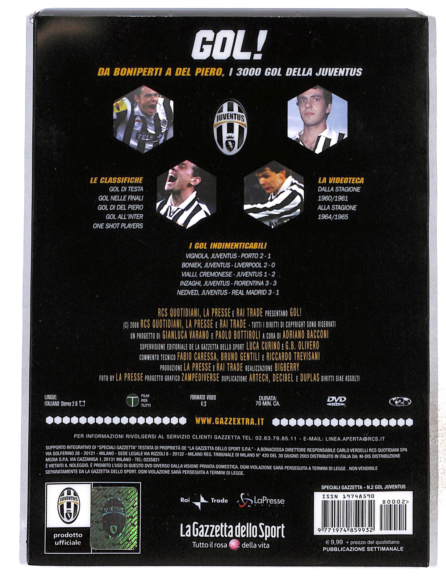 EBOND Gol!Da Boniperti a Del Piero vol.2 EDITORIALE DVD DB772862