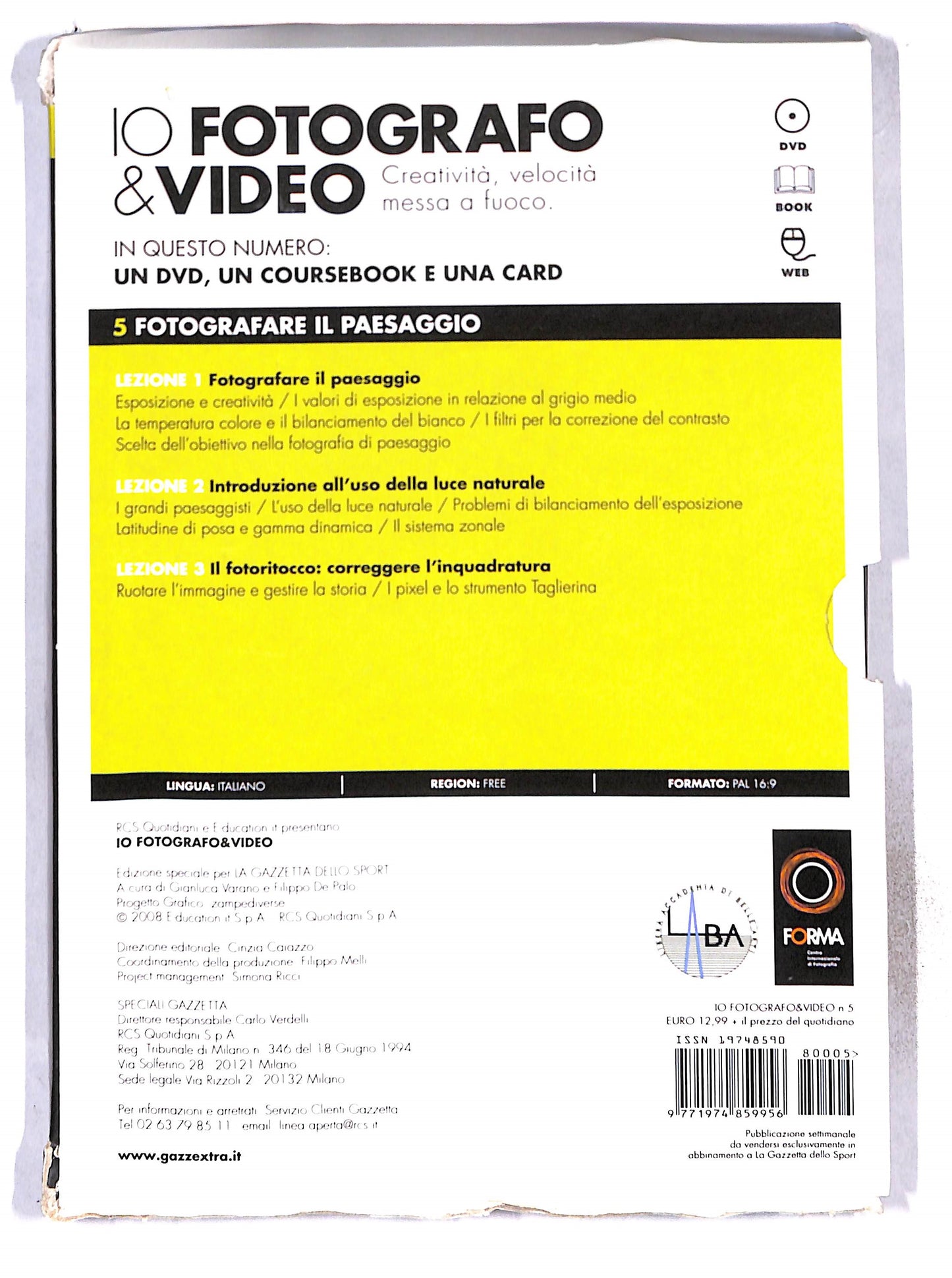 EBOND Io Fotografo & Video vol.5 Fotografare il paesaggio+LIBRO DVD DB772868