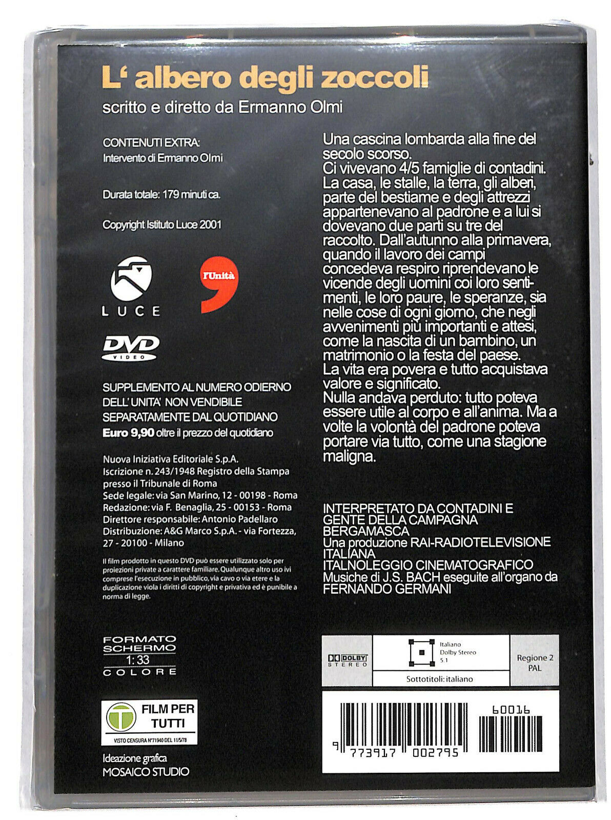 EBOND L'albero Degli Zoccoli Editoriale DVD DB773222