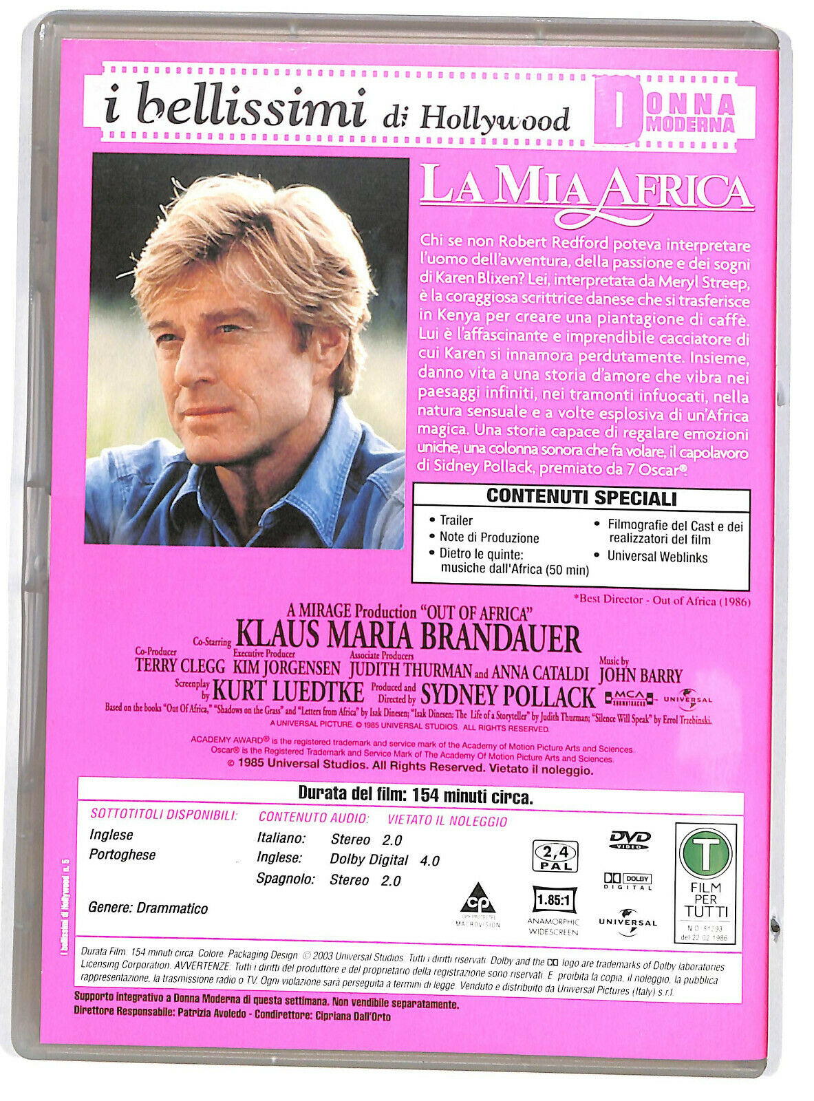 EBOND La Mia Africa Editoriale DVD DB773230