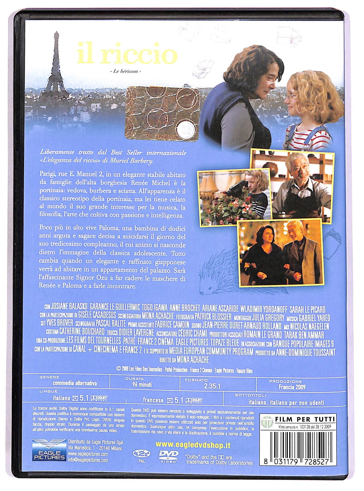 EBOND Il riccio NOLEGGIO DVD DB773234