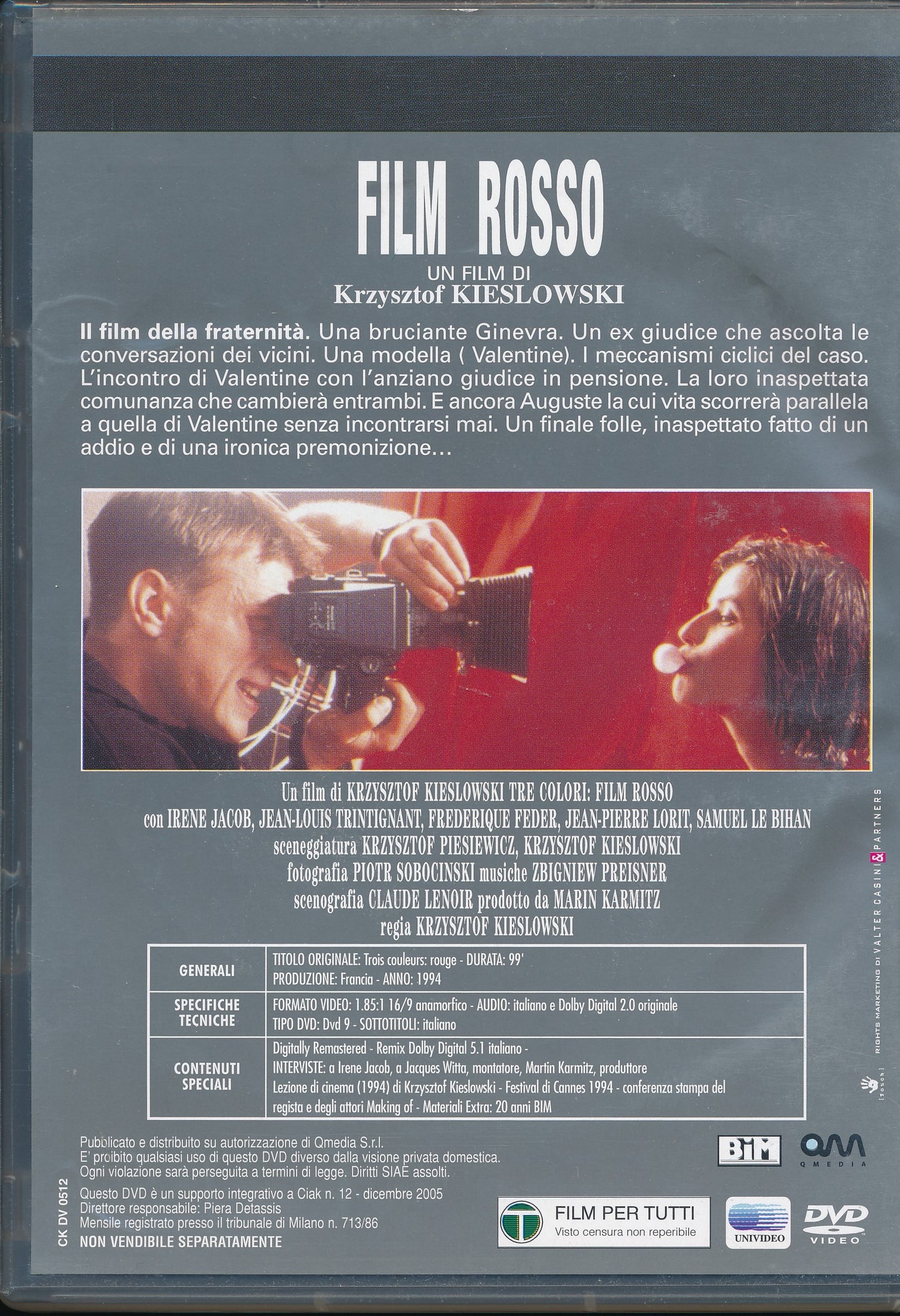 EBOND Tre Colori - Film Rosso DVD DB773254