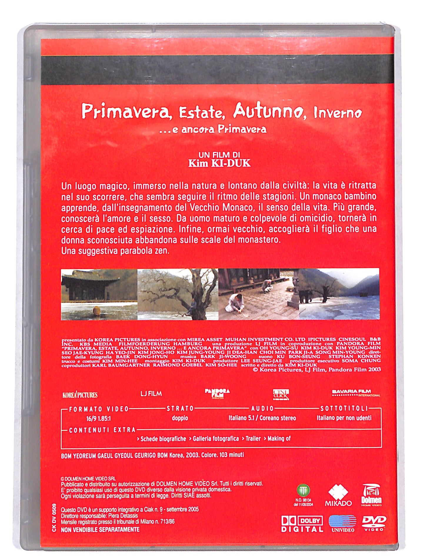 EBOND Primavera estate autunno e inverno e ancora primavera DVD DB773256