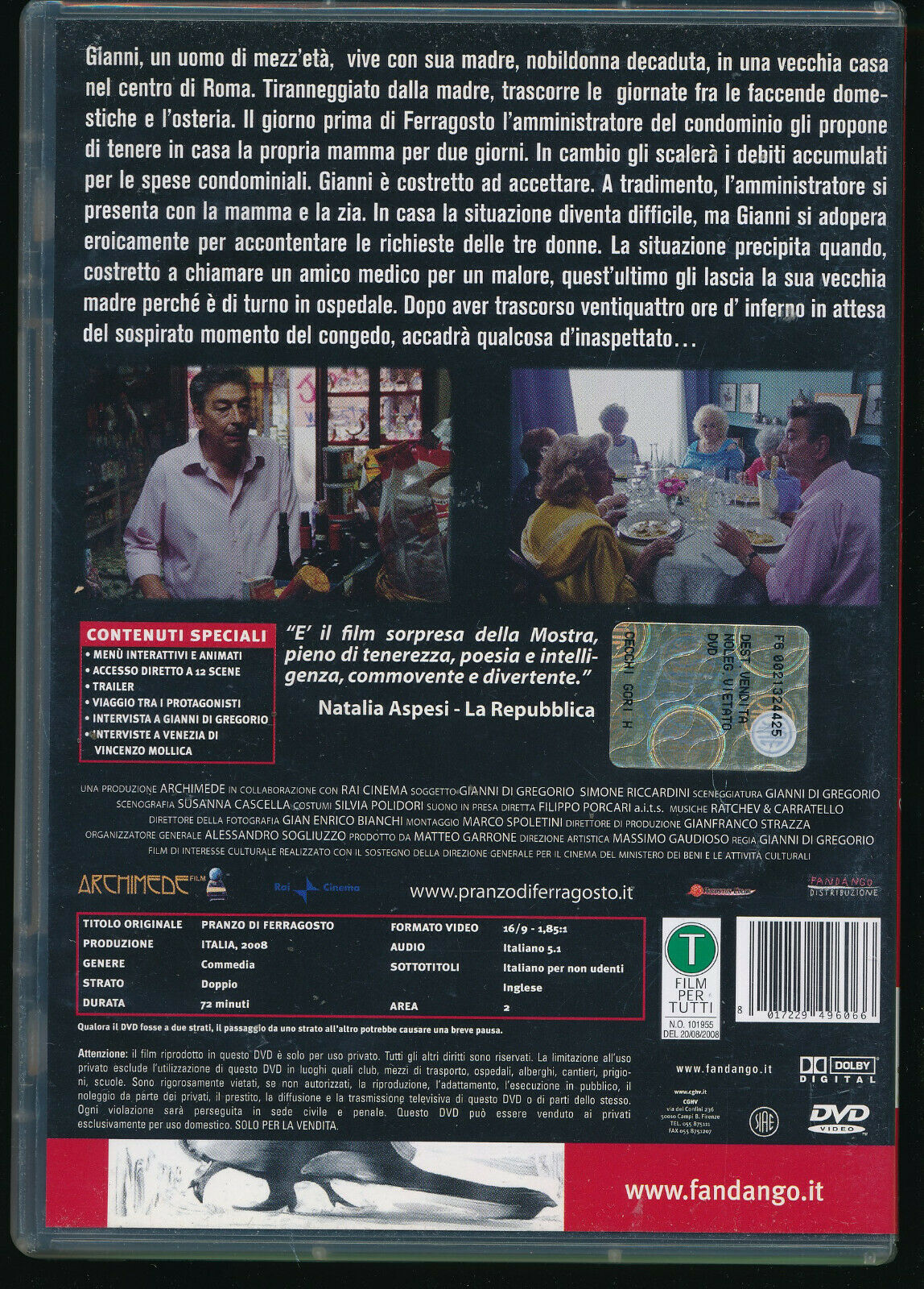 EBOND Pranzo Di Ferragosto DVD DB773261