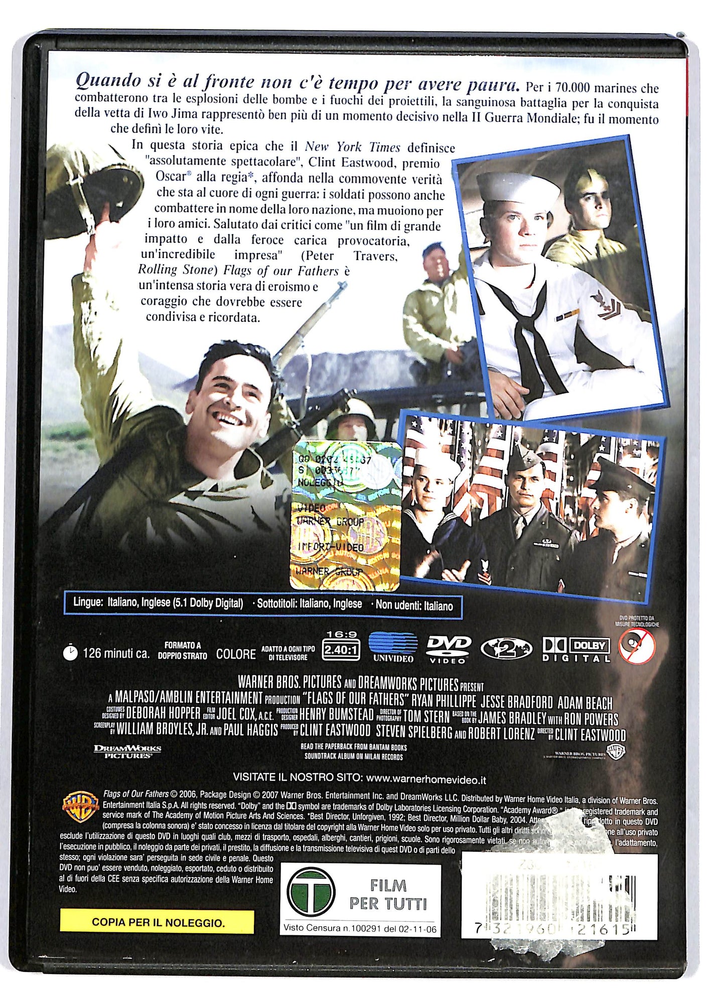 EBOND Flags of Our Fathers NOLEGGIO DVD DB773337
