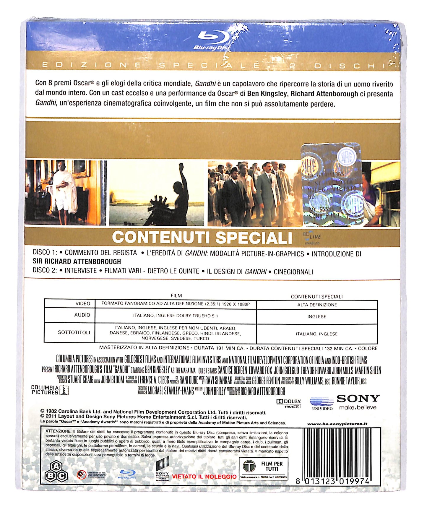 EBOND Gandhi - Special Edition - 2 dischi BLURAY DB773607