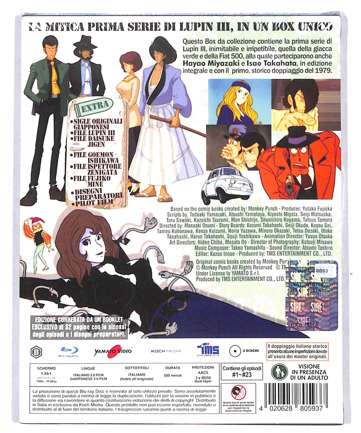 EBOND Lupin III - La Prima Serie - 3 dischi BLURAY BLURAY BLURAY DB773612