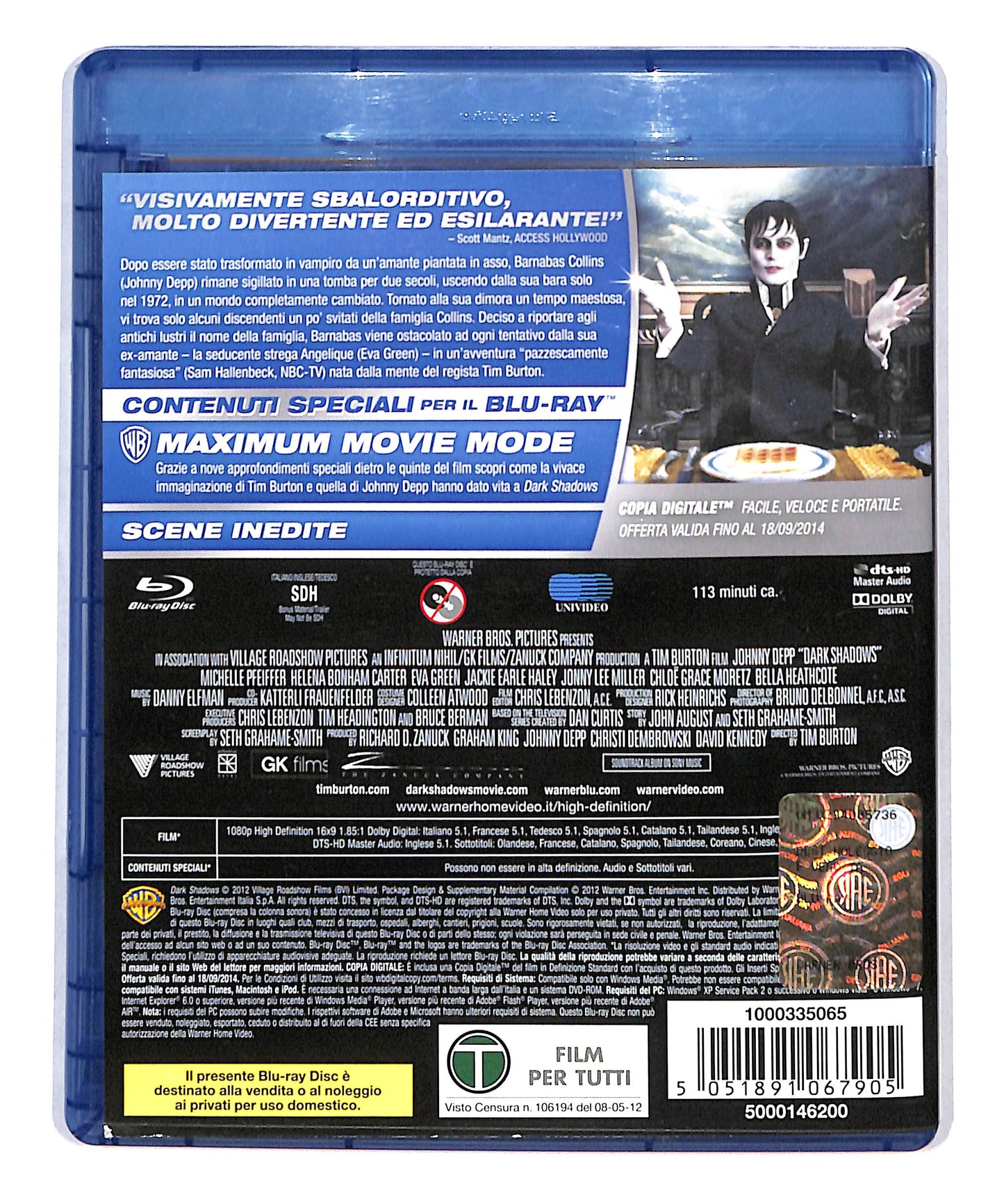 EBOND Dark Shadows BLURAY BLURAY DB773666