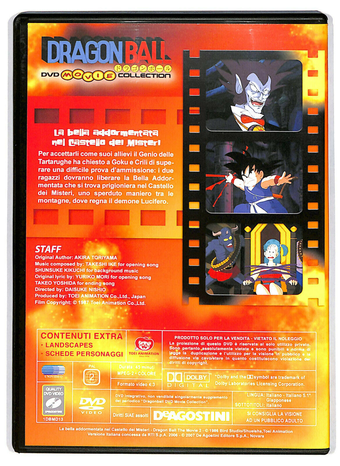 EBOND Dragon Ball Z La Bella Addormentata Nel Castello Dei Misteri DVD DB773825