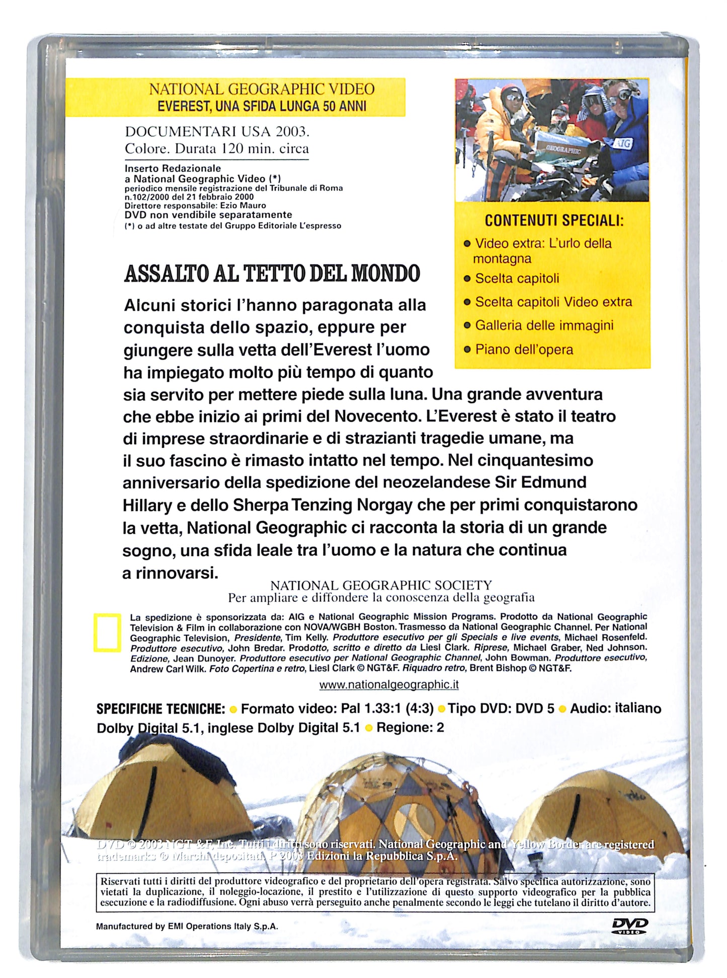 EBOND Everest una sfida lunga 50 anni EDITORIALE DVD DB773861