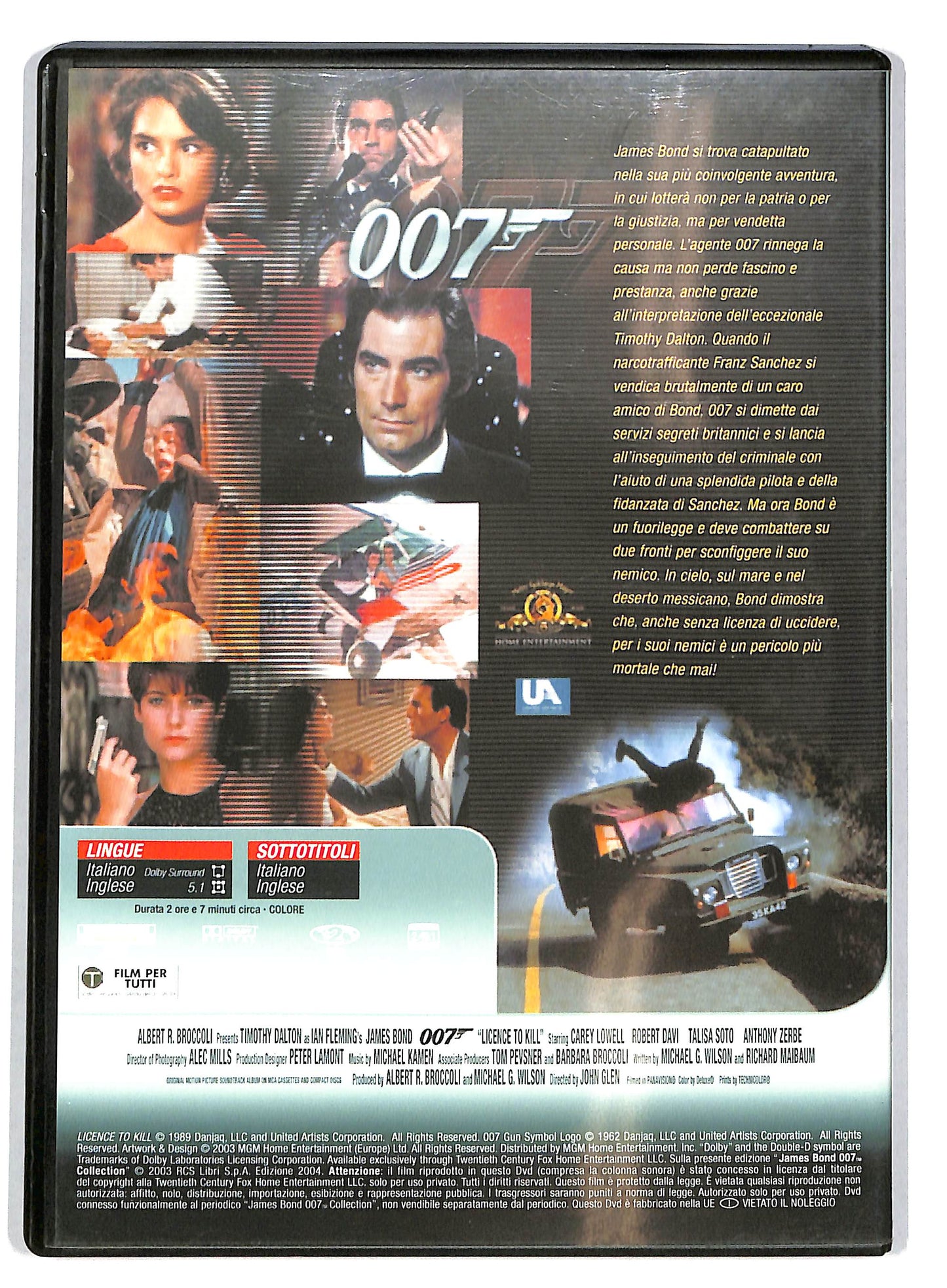 EBOND James Bond 007 Collection - Vendetta privata EDITORIALE DVD DB774131