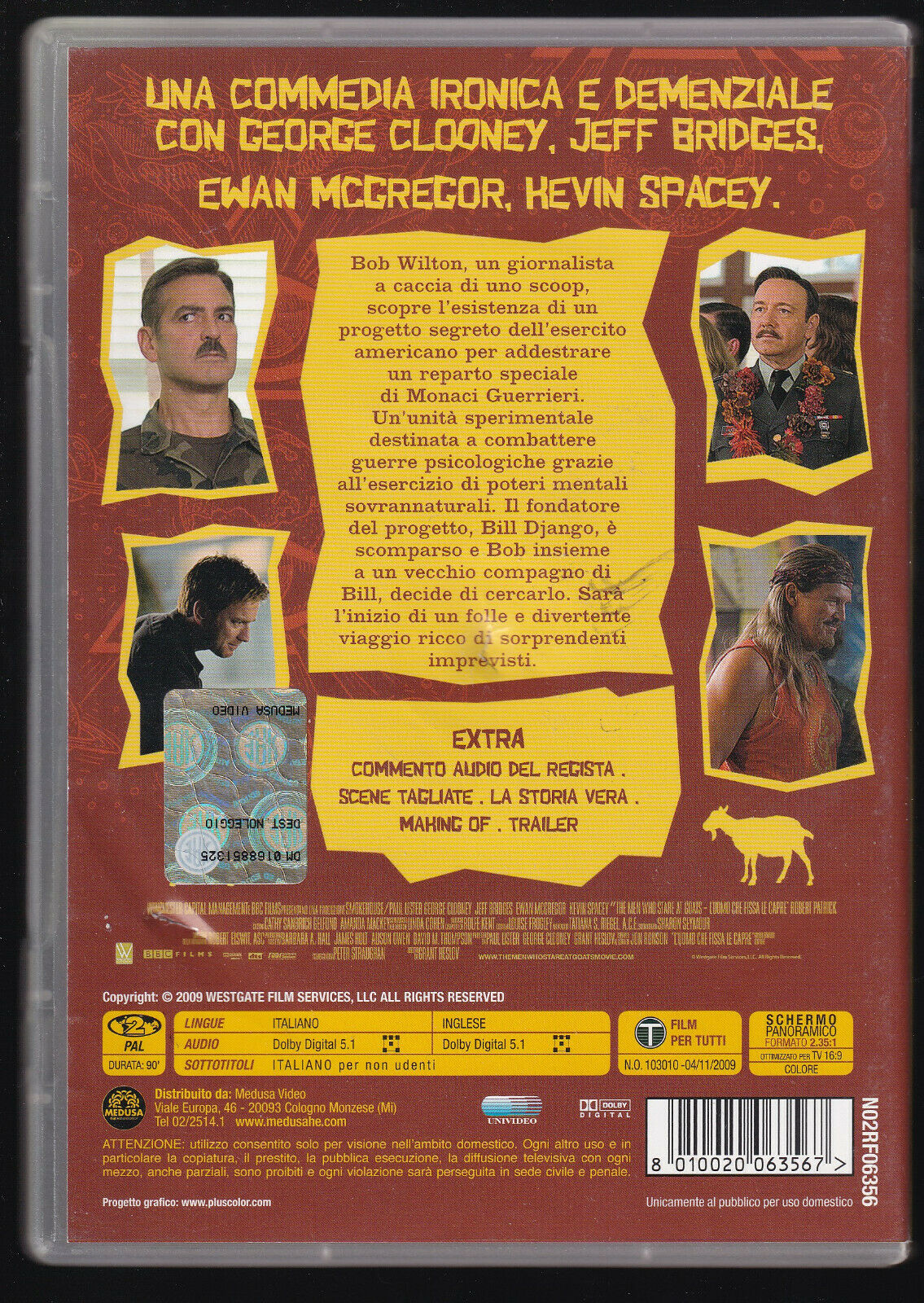 EBOND L'uomo Che Fissava Le Capre DVD DB774310