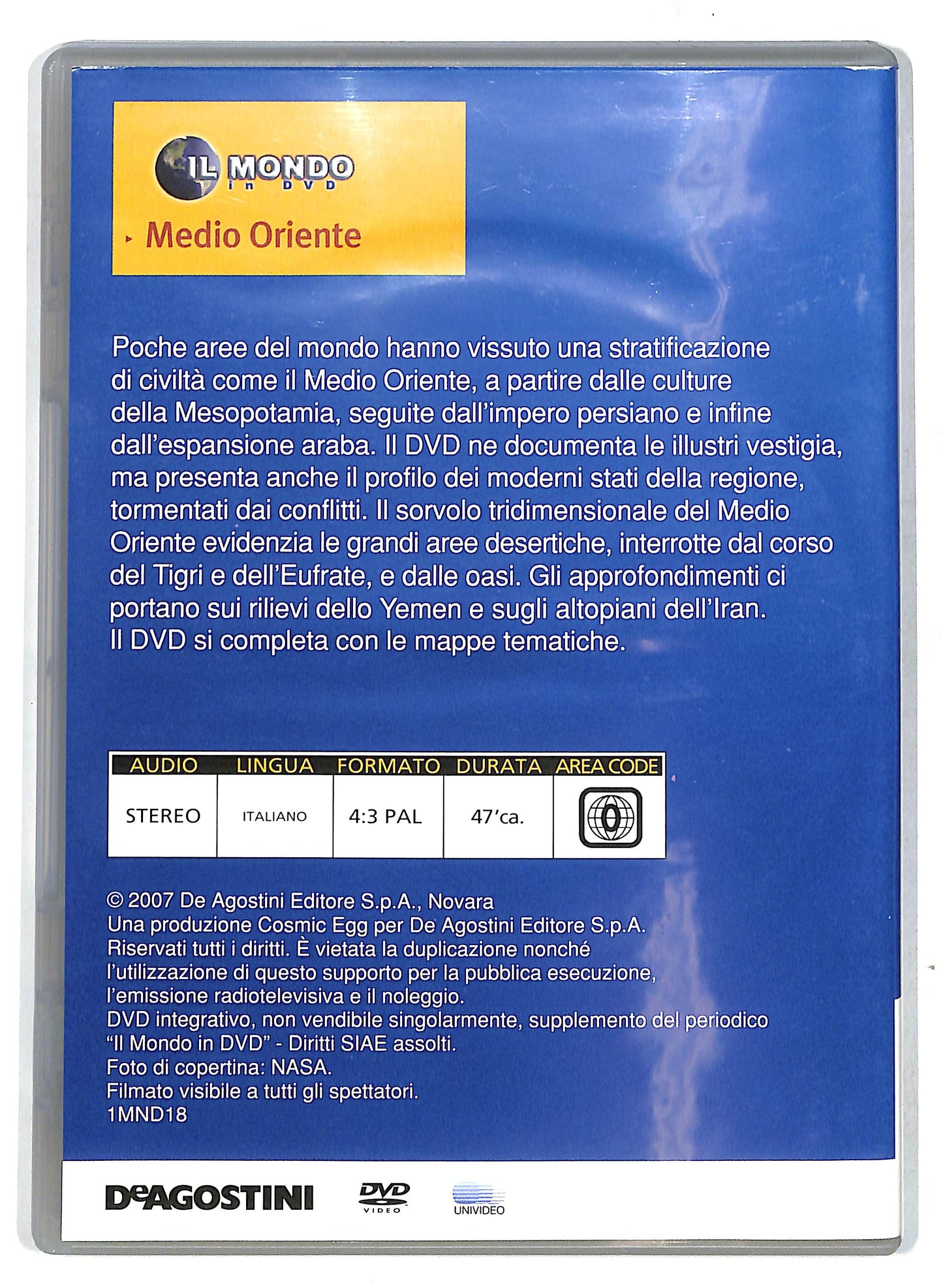 EBOND Il Mondo in - Medio Oriente Volume 18 EDITORIALE DVD DB774358
