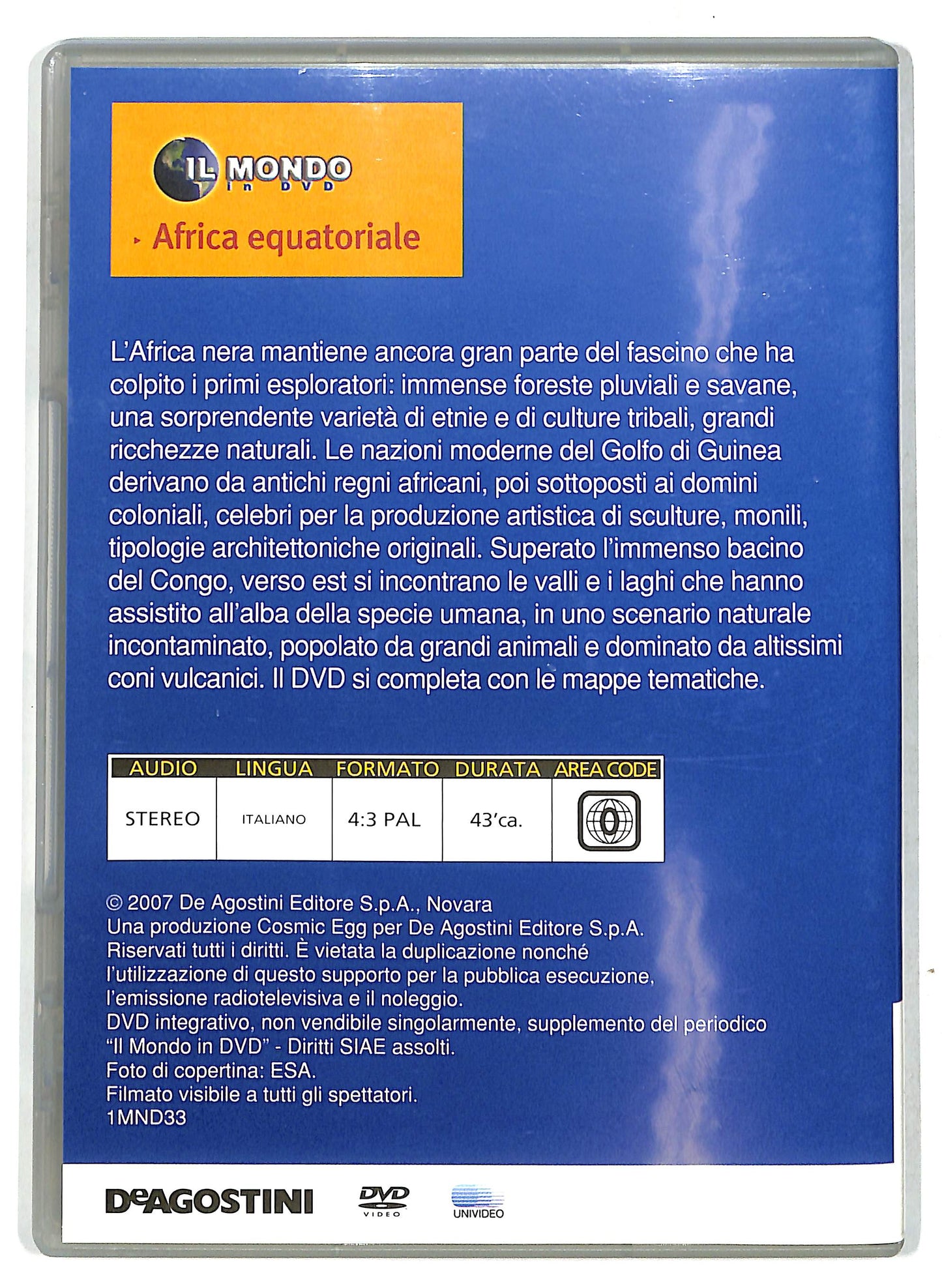 EBOND Il Mondo in - Africa equatoriale Volume 33 EDITORIALE DVD DB774362