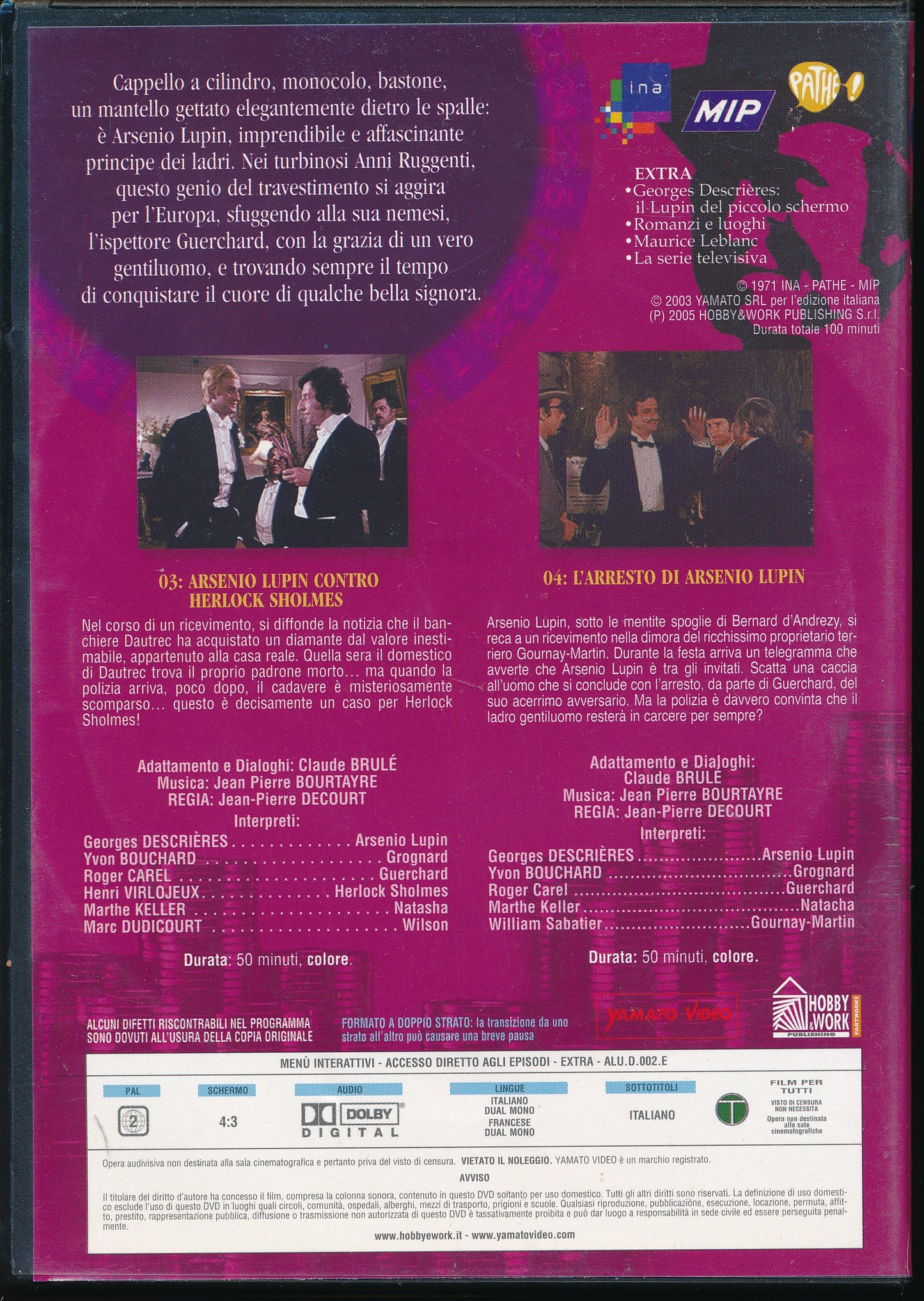 EBOND Arsenio Lupin Volume 2 - Hobby & Work DVD DB774549