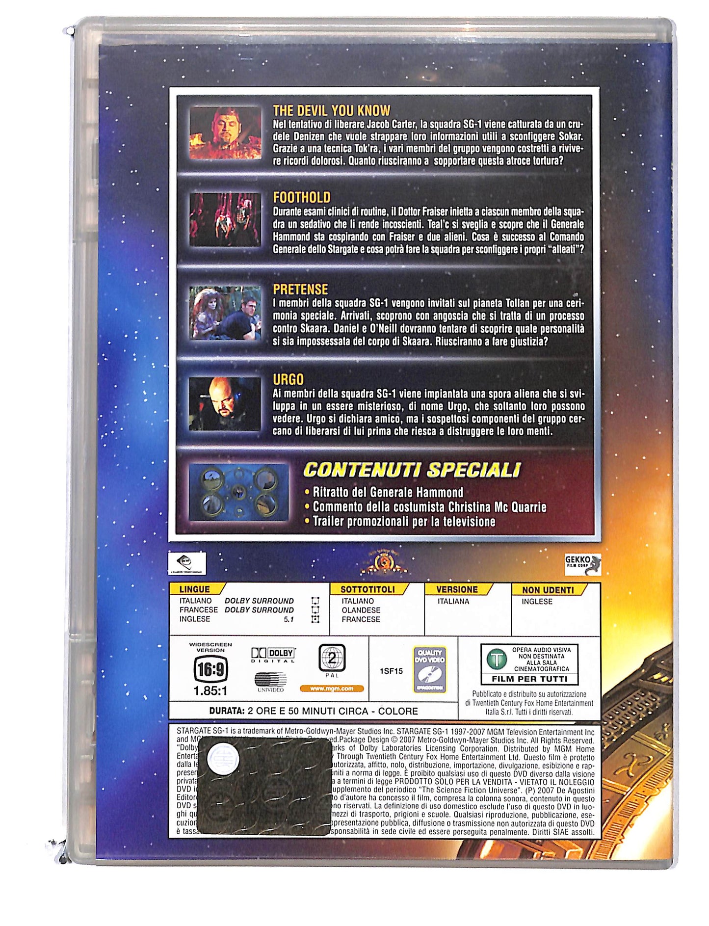 EBOND Stargate SG-1 dvd odissey file 58-61 EDITORIALE DVD DB774707