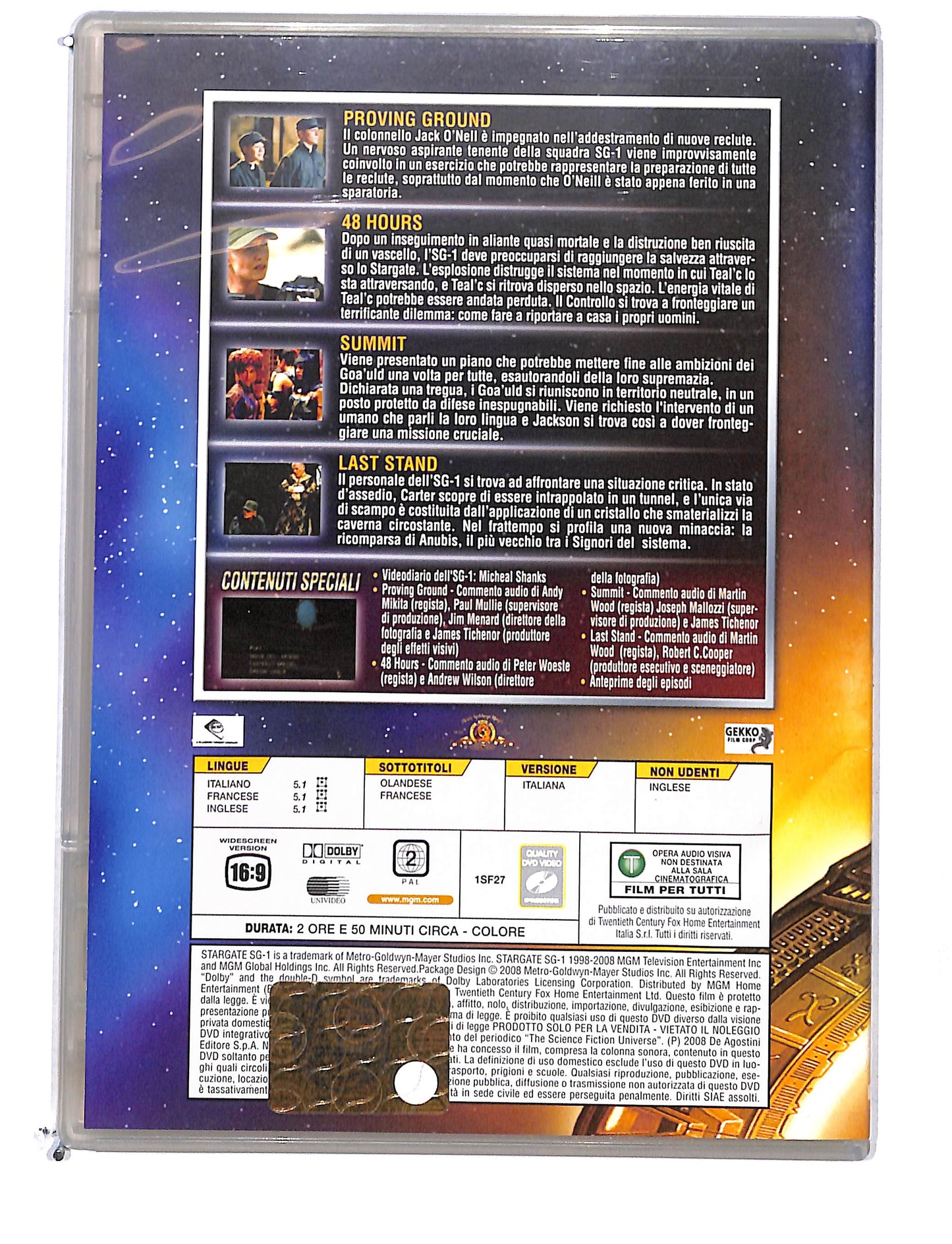 EBOND Stargate SG-1 dvd odissey file 102-105 EDITORIALE DVD DB774713
