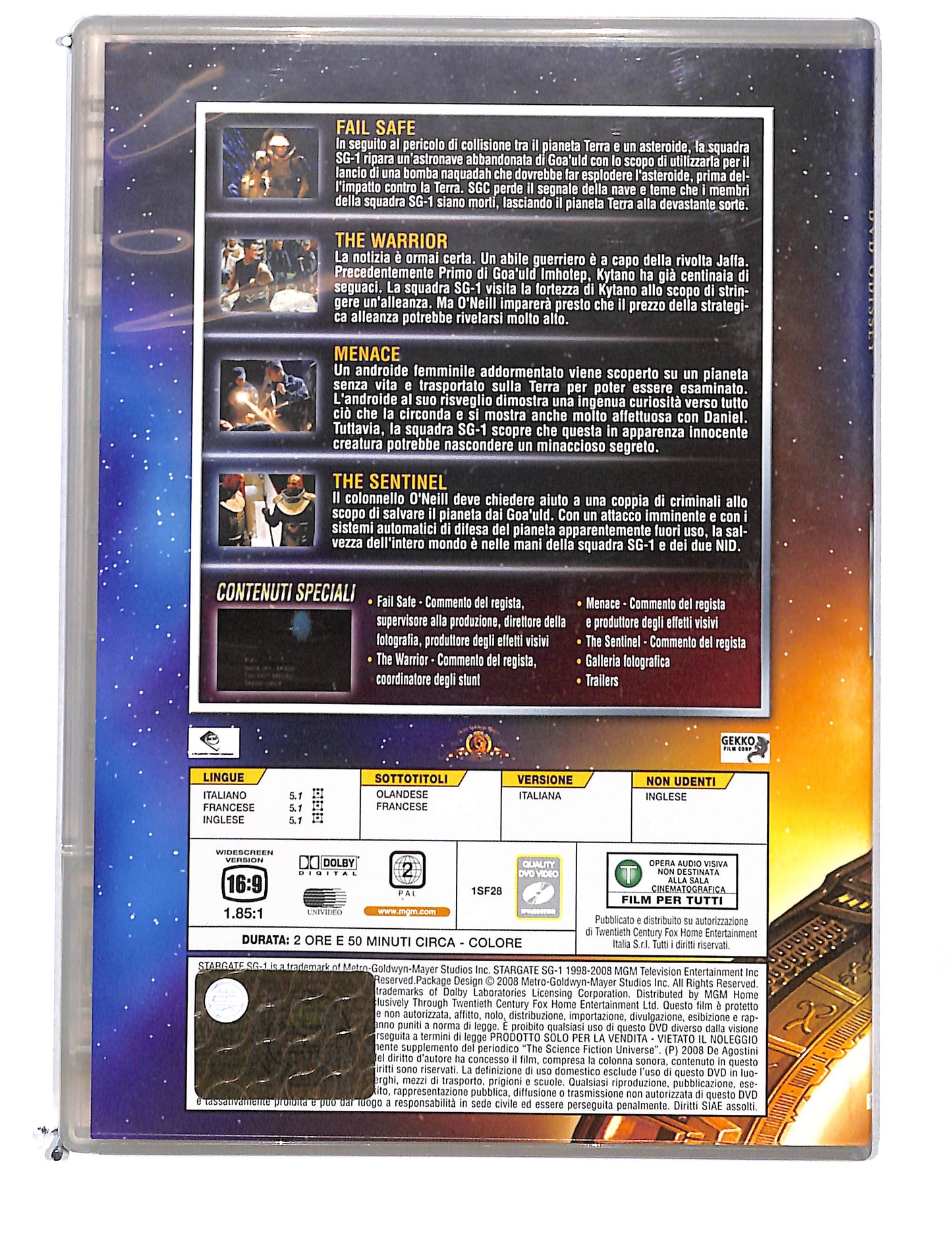 EBOND Stargate SG-1 dvd odissey file 106-109 EDITORIALE DVD DB774714