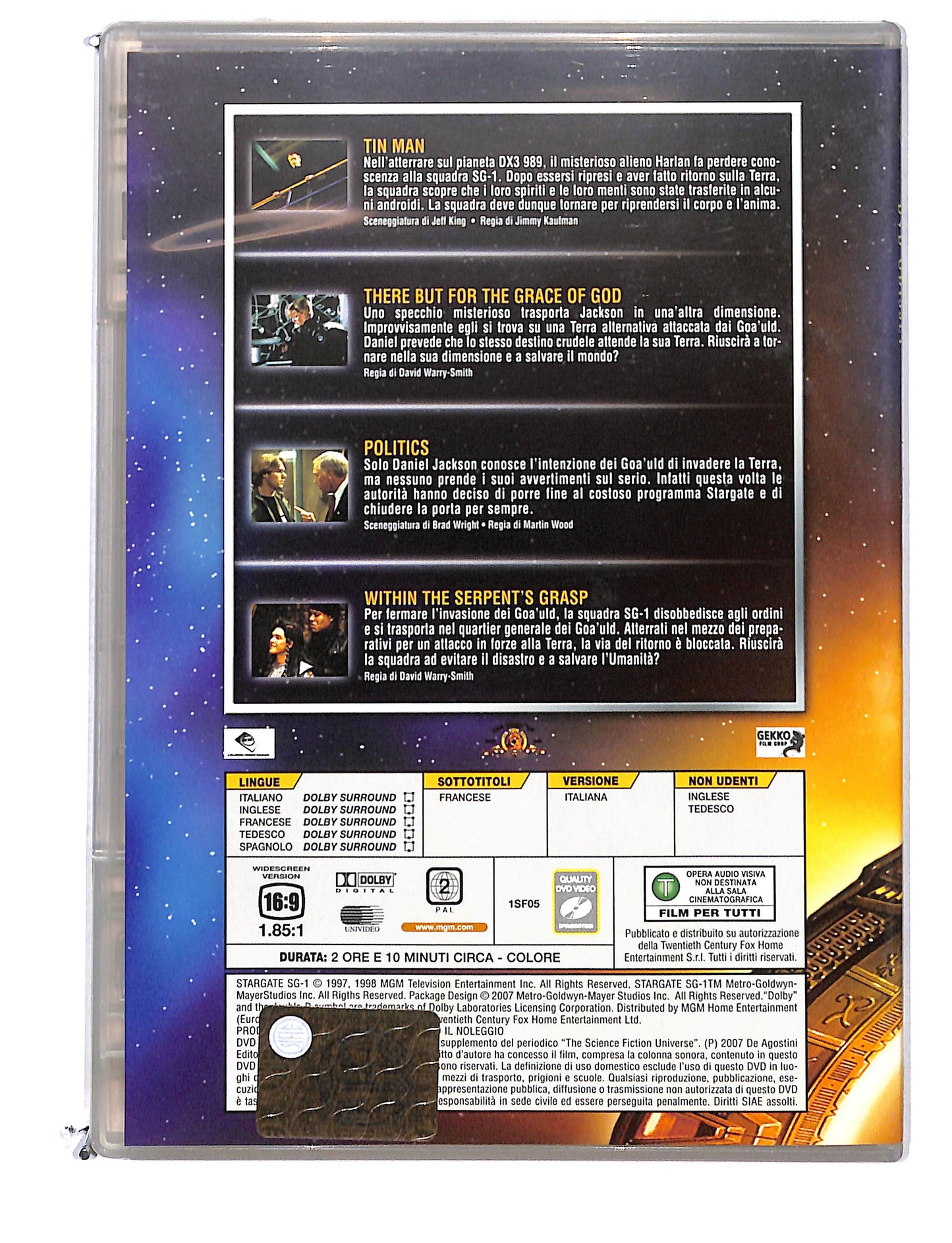 EBOND Stargate SG-1 dvd odissey file 18-21 EDITORIALE DVD DB774715