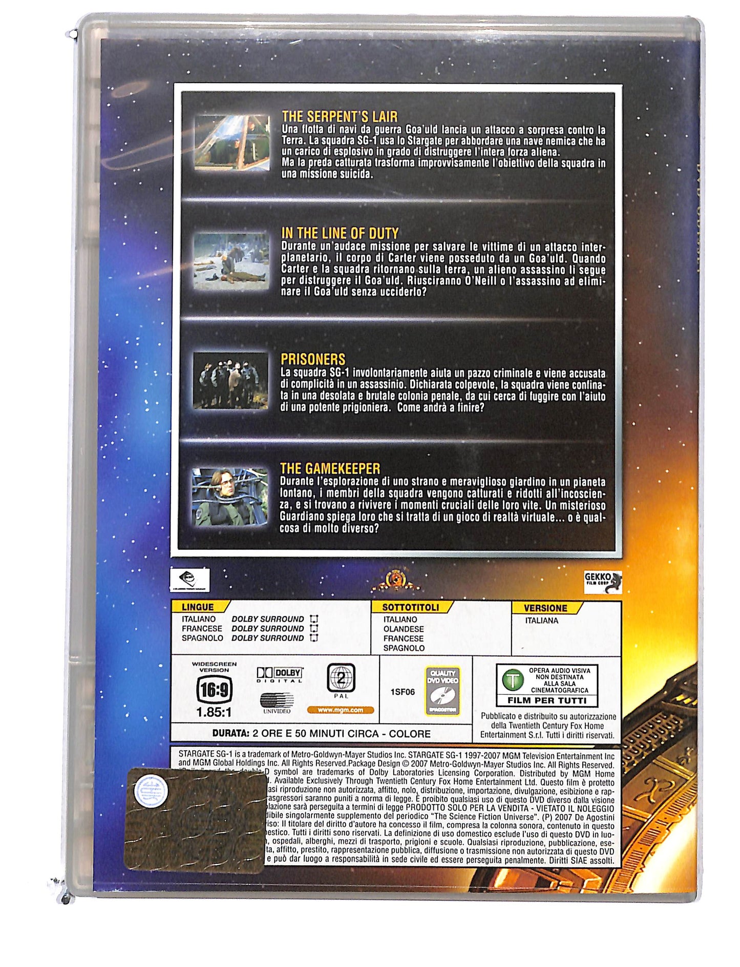 EBOND Stargate SG-1 dvd odissey file 22-25 EDITORIALE DVD DB774718
